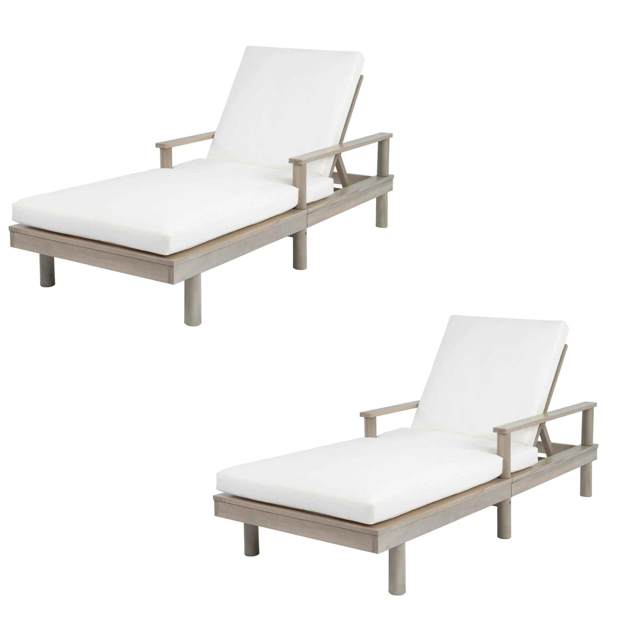 5 Position Adjustable Outdoor Chaise Lounge - Image 3