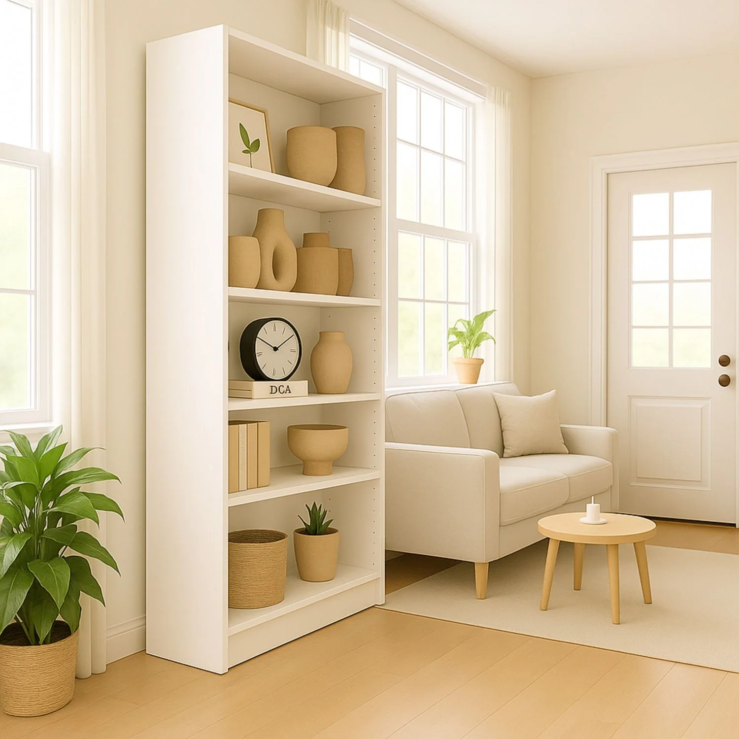 5 Tier Bookshelf Storage Cabinet With Anti-Tip Kit - Image 5