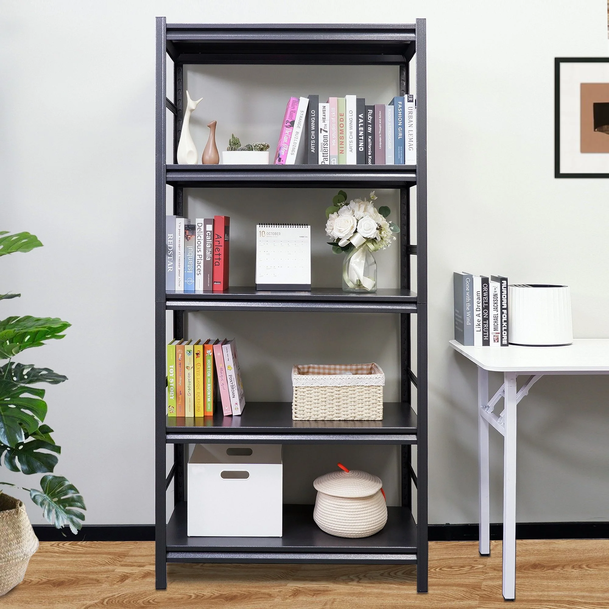 5 Tier Heavy Duty Shelving Unit Adjustable Shelving Units - Image 17