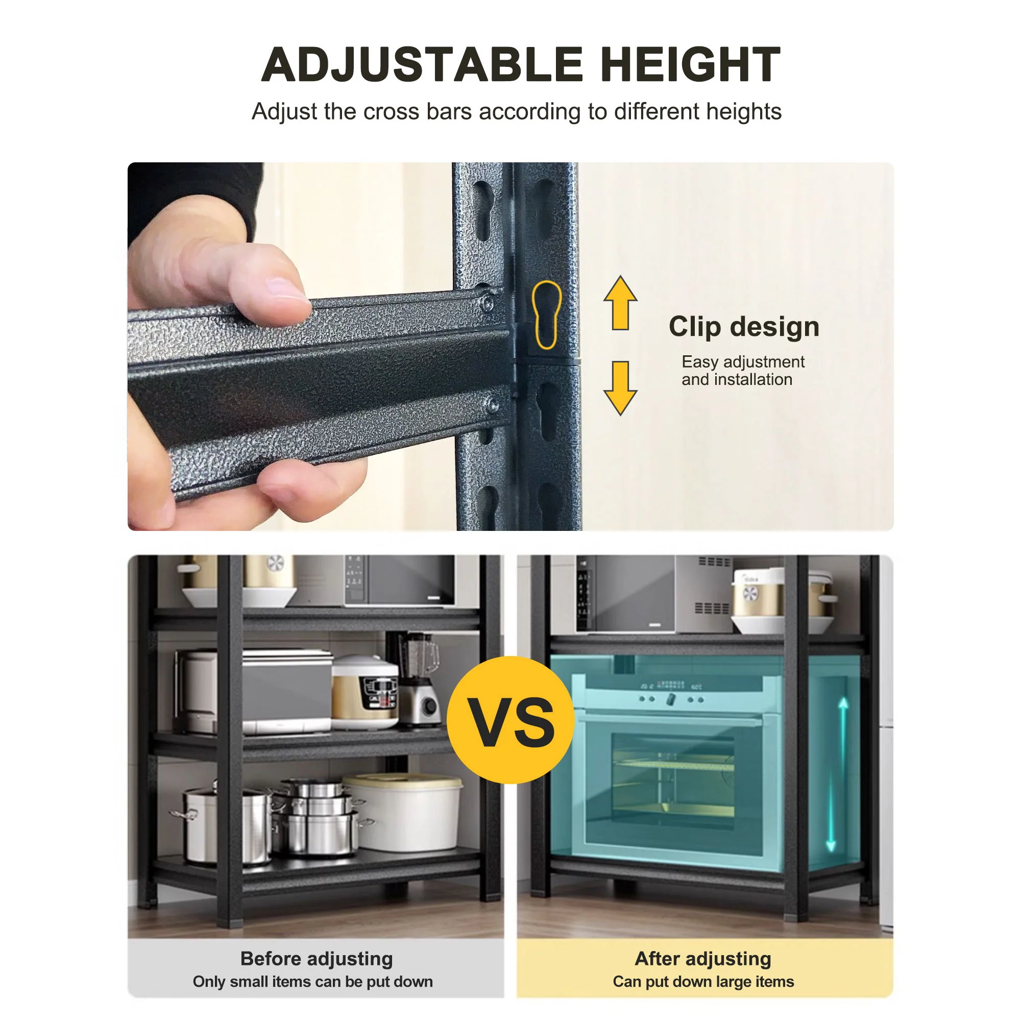 5 Tier Heavy Duty Shelving Unit Adjustable Shelving Units - Image 50