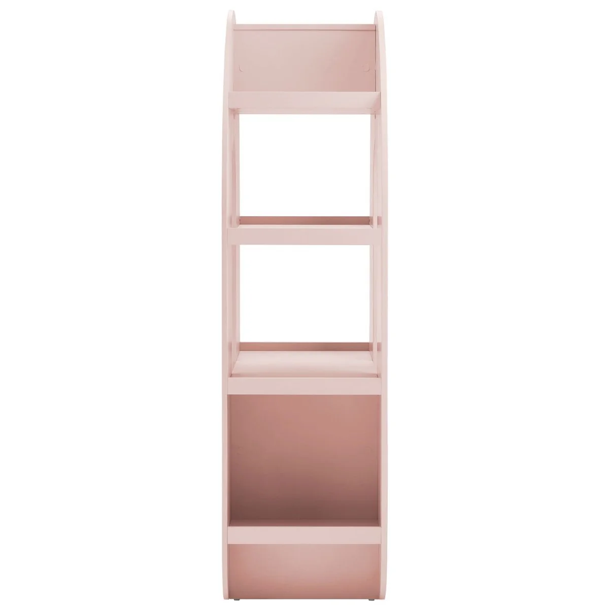 58" Arched Ripple Sculptural Bookshelf with Open Display - Image 19