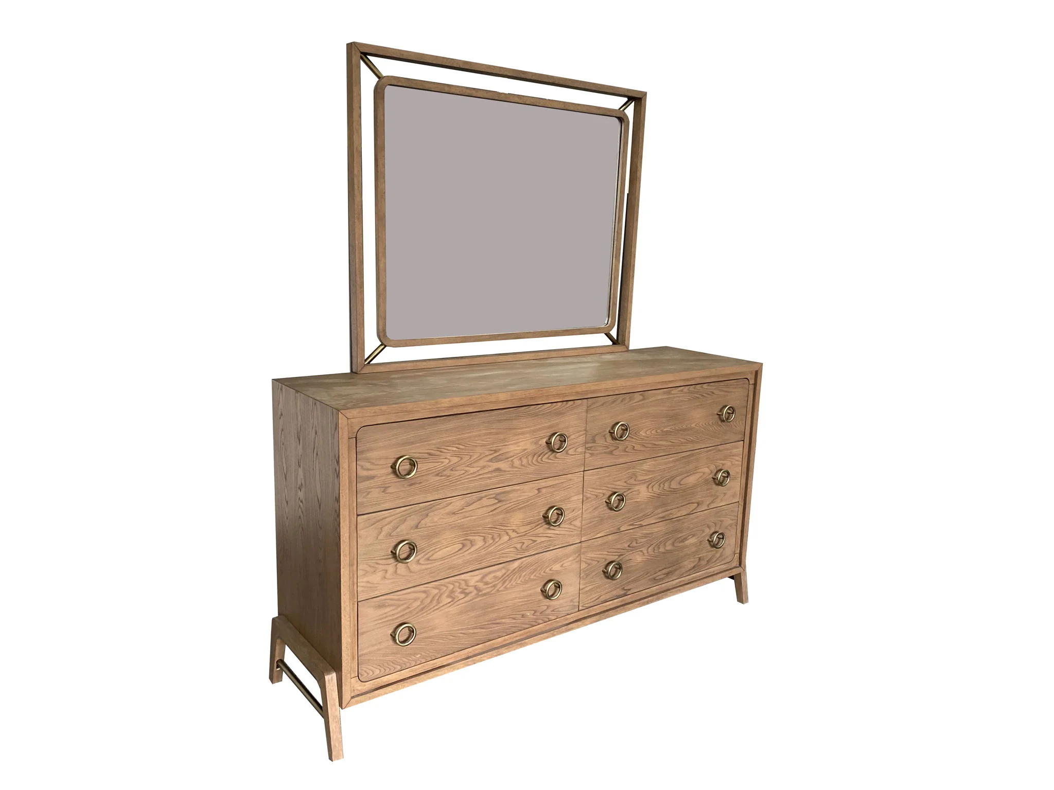 6 Drawer Dresser - Latte - Image 6