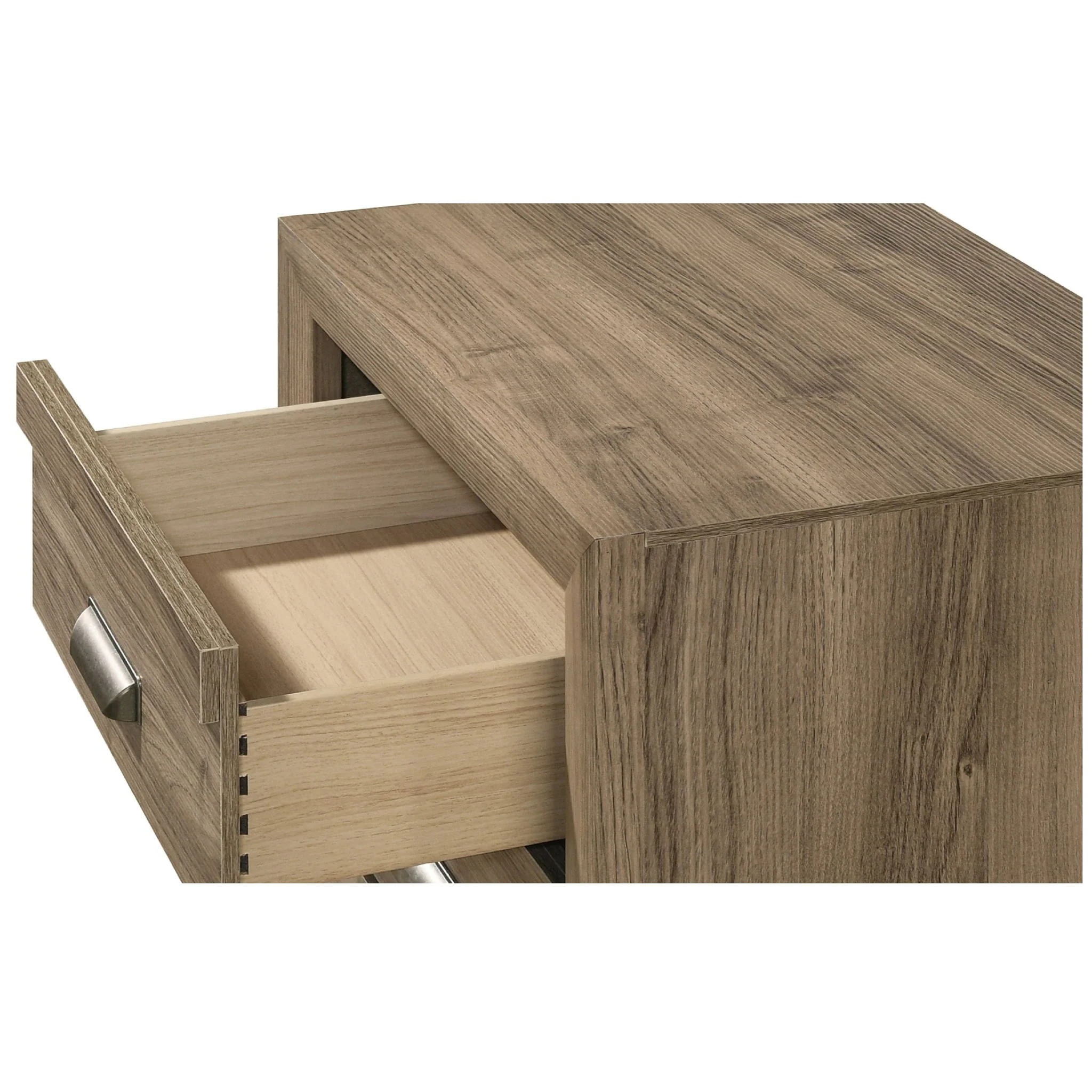 6 Drawers Storage Dresser, Bedroom Furniture - Light Brown - Image 2