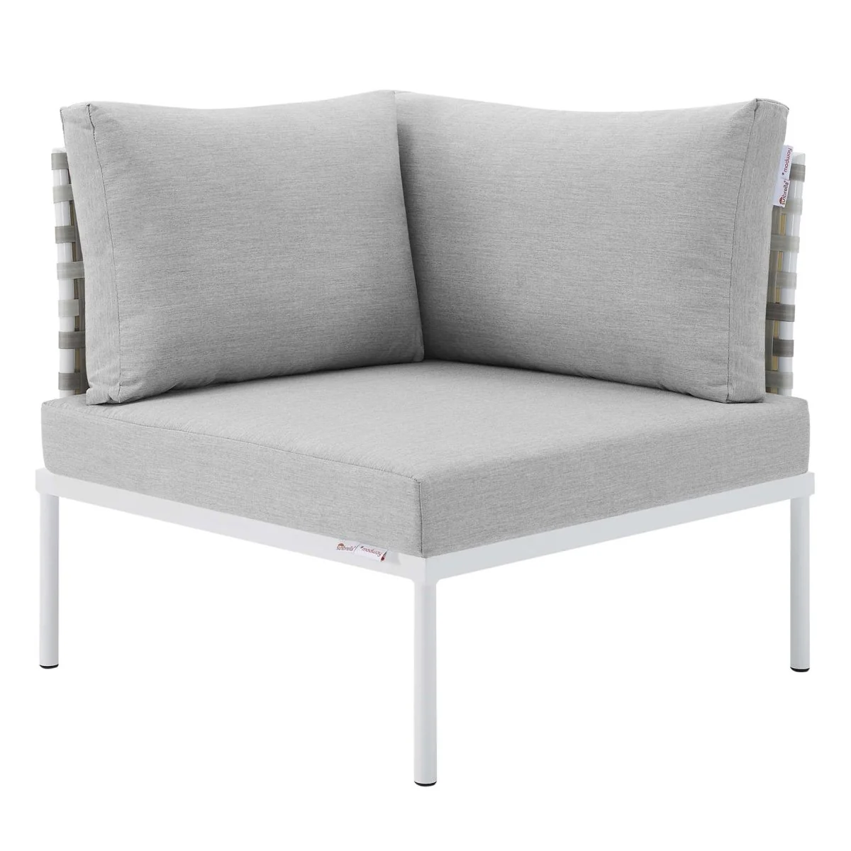 6-Piece Outdoor Patio Aluminum Sectional Sofa Set - Image 5