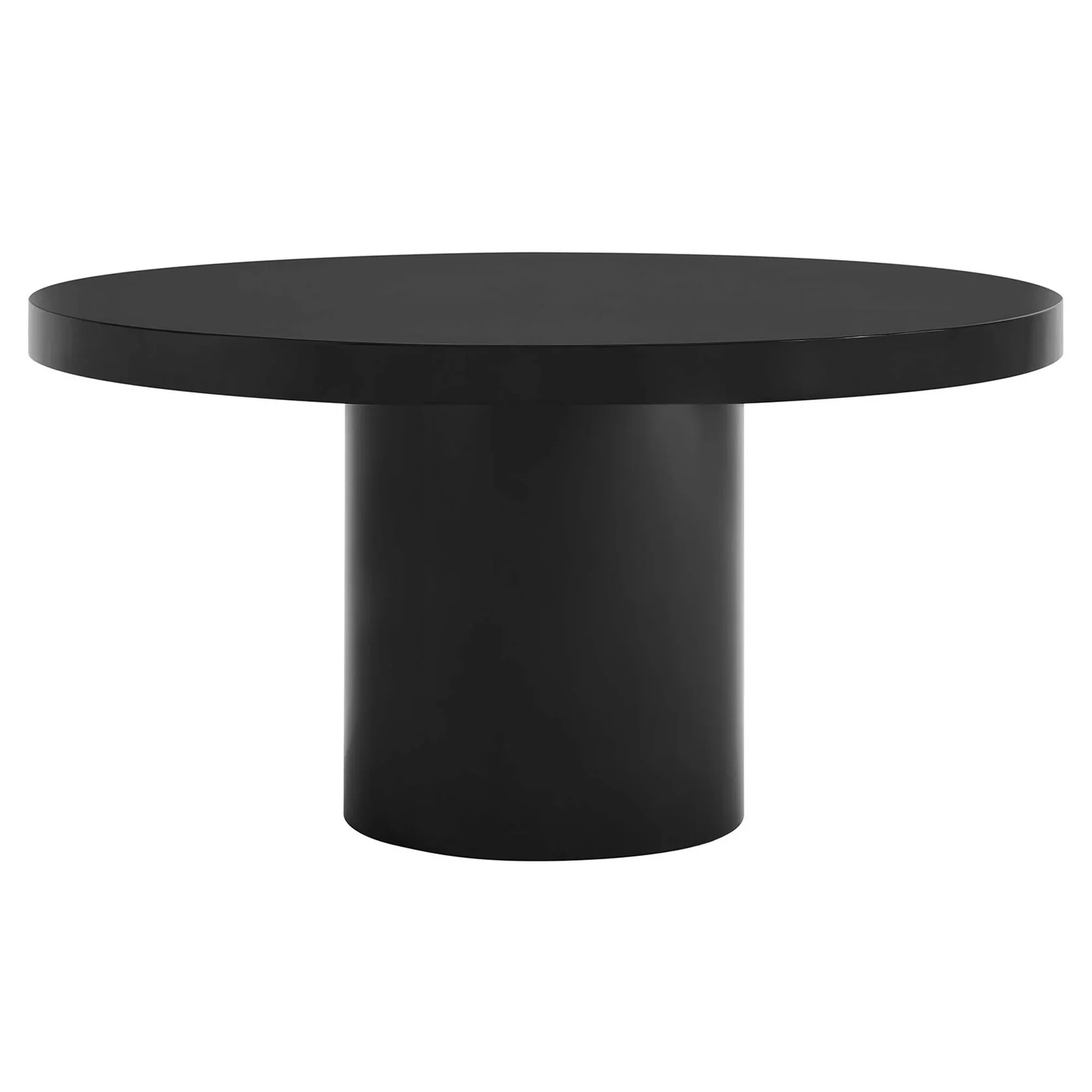 60 Inch Round Modern High Gloss MDF Dining Table - Image 13