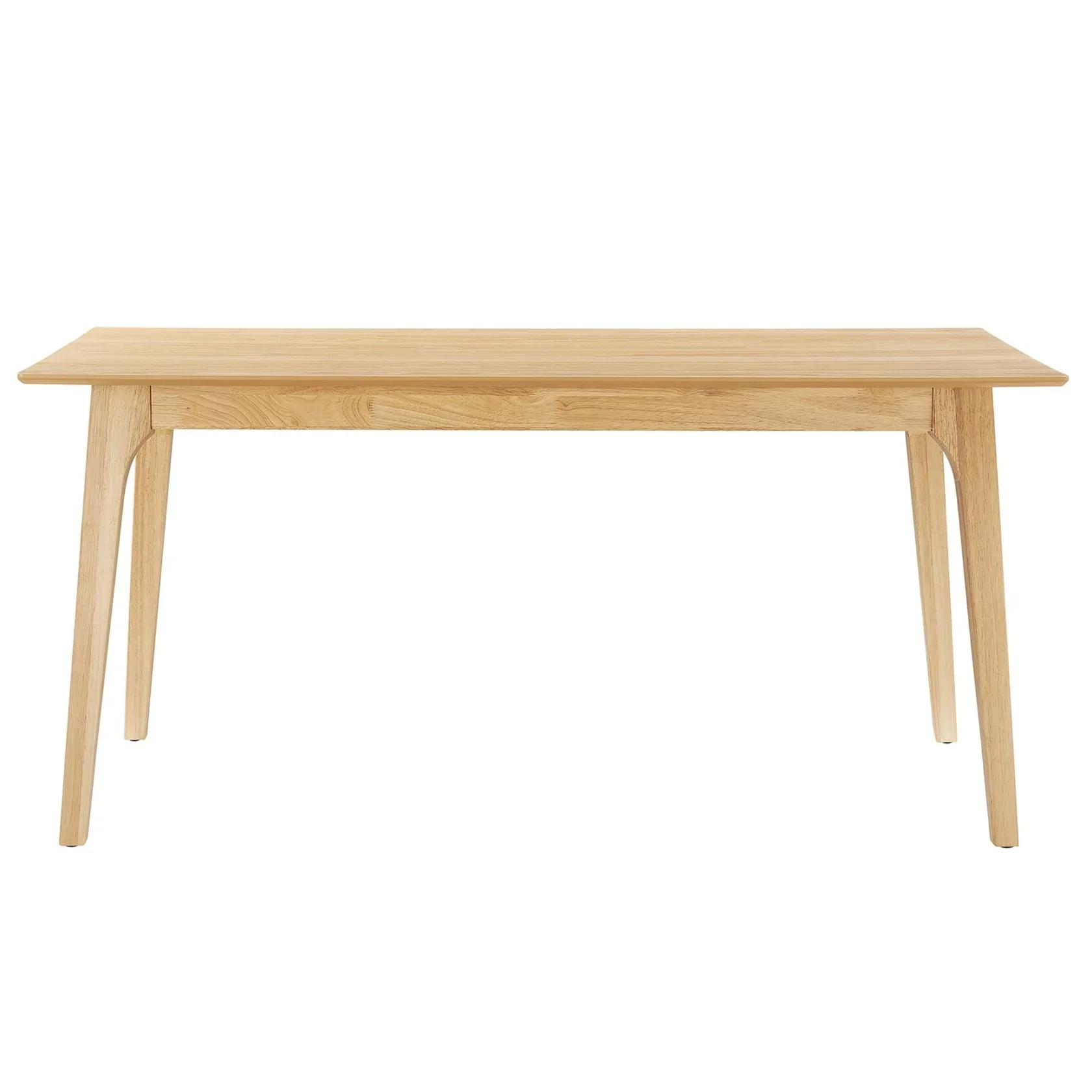 63 Inch Rectangular Modern Wood Grain MDF Dining Table - Image 3