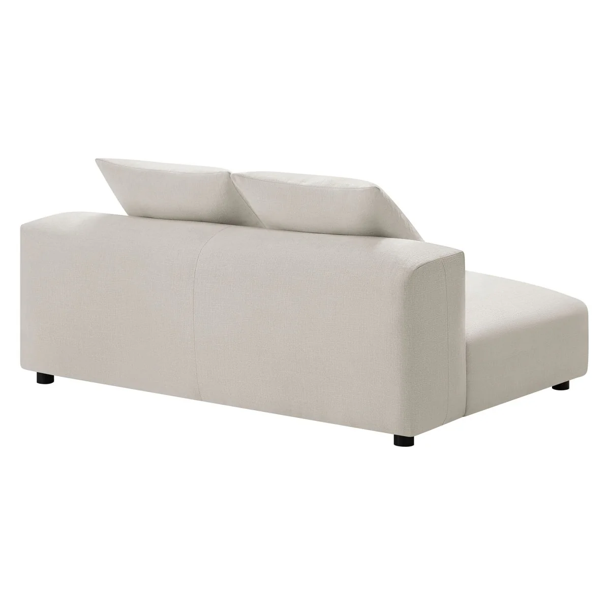 66 Inch Modular Upholstered Fabric Armless Loveseat - Image 19