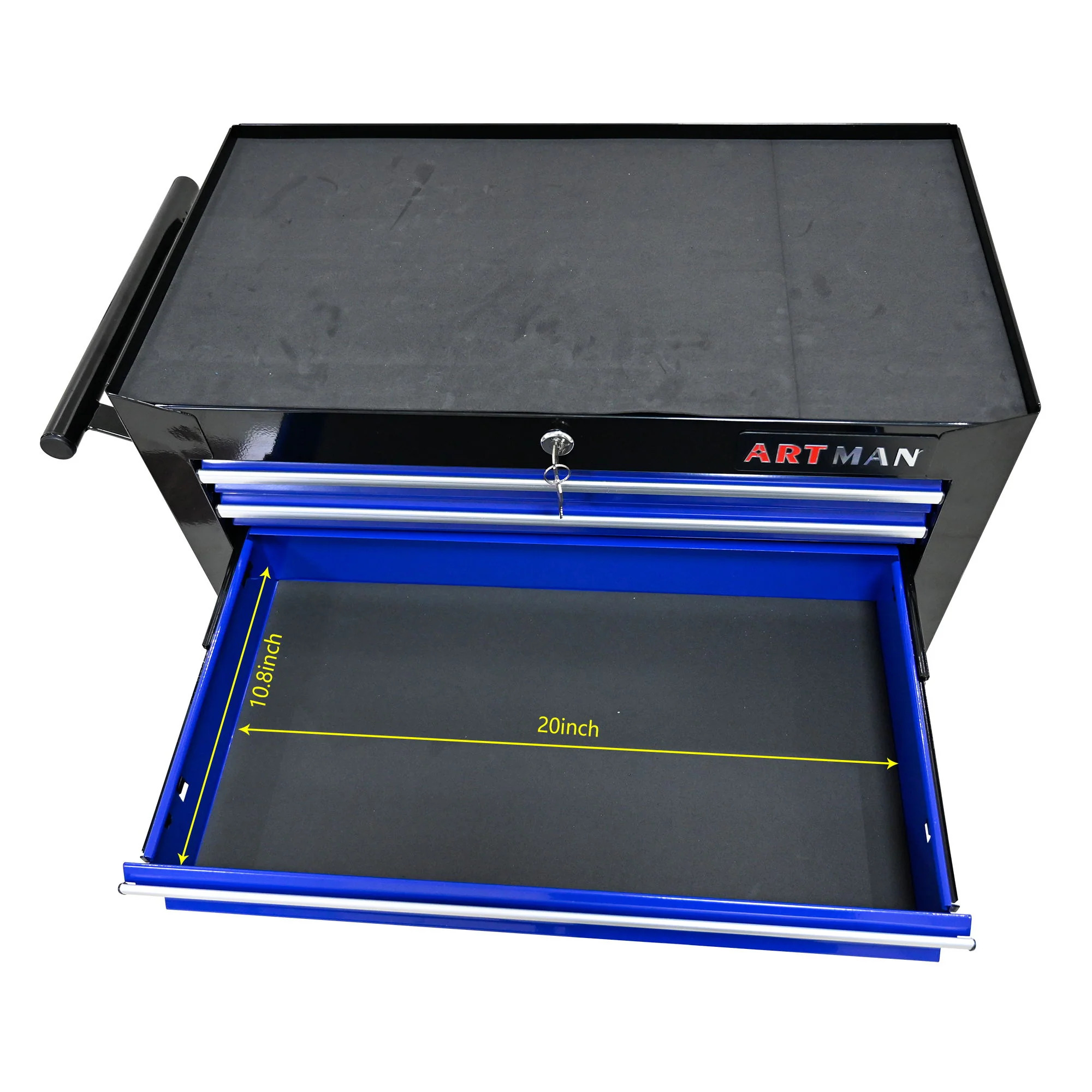 7 Drawers Multifunctional Tool Cart With Wheels - Image 11