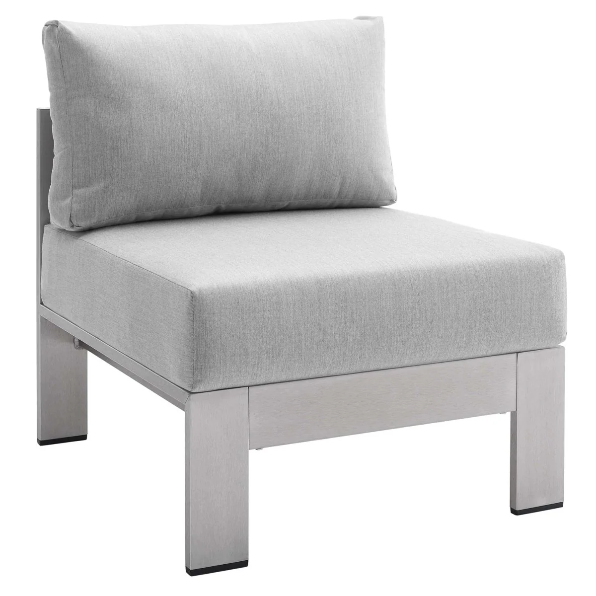7-Piece Outdoor Sunbrella Aluminum Patio Sectional Set - Image 4