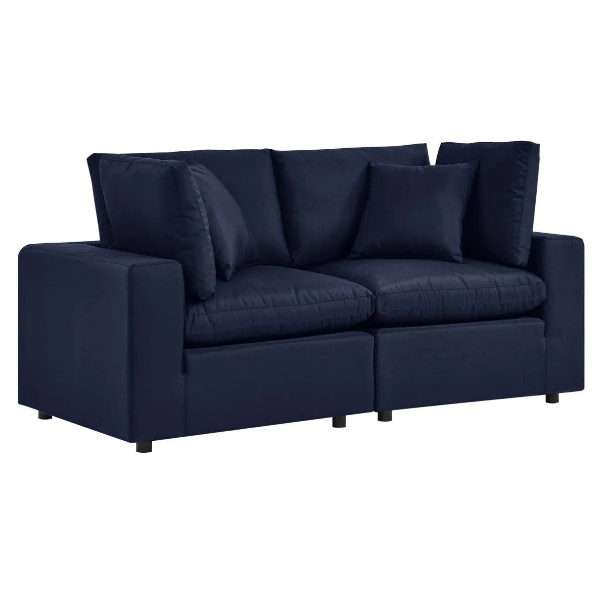 72" Overstuffed Outdoor Loveseat with All-Weather Cushions, Weather-Resistant Comfort - Image 10