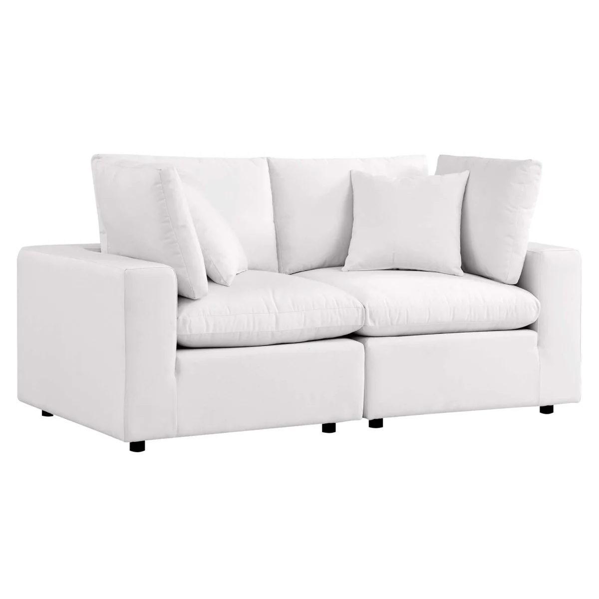 72" Overstuffed Outdoor Loveseat with All-Weather Cushions, Weather-Resistant Comfort - Image 19