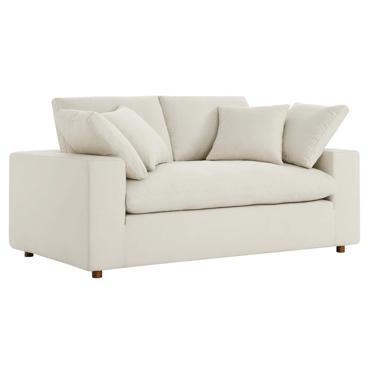 73-Inch Commix Down Filled Overstuffed Fabric Loveseat - Image 19