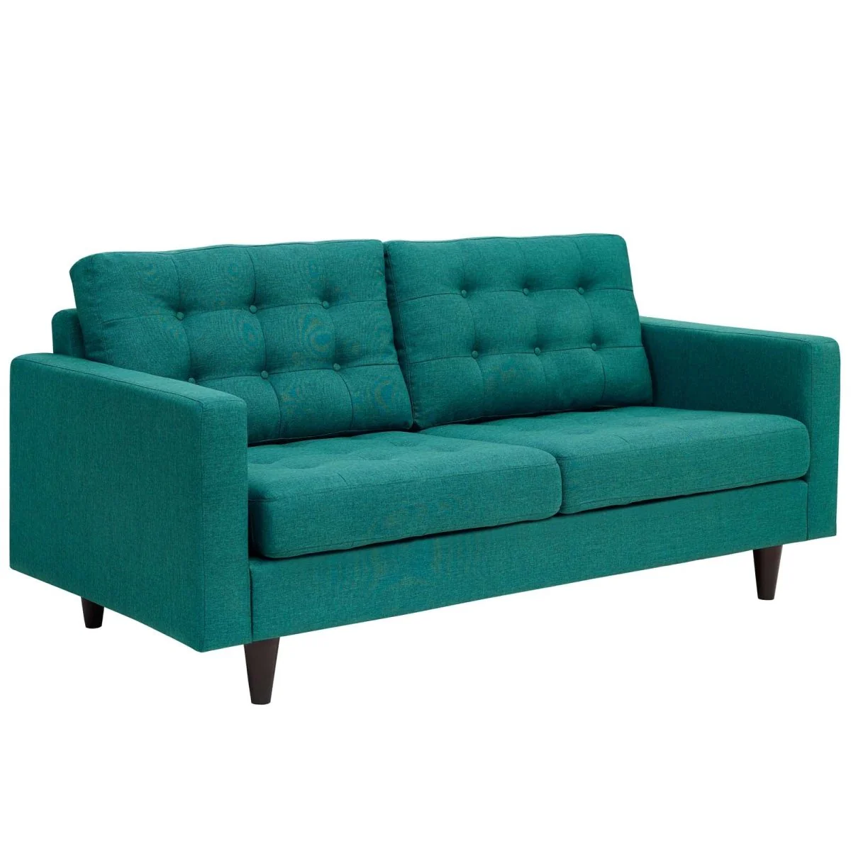 73-Inch Empress Upholstered Fabric Loveseat - Image 17