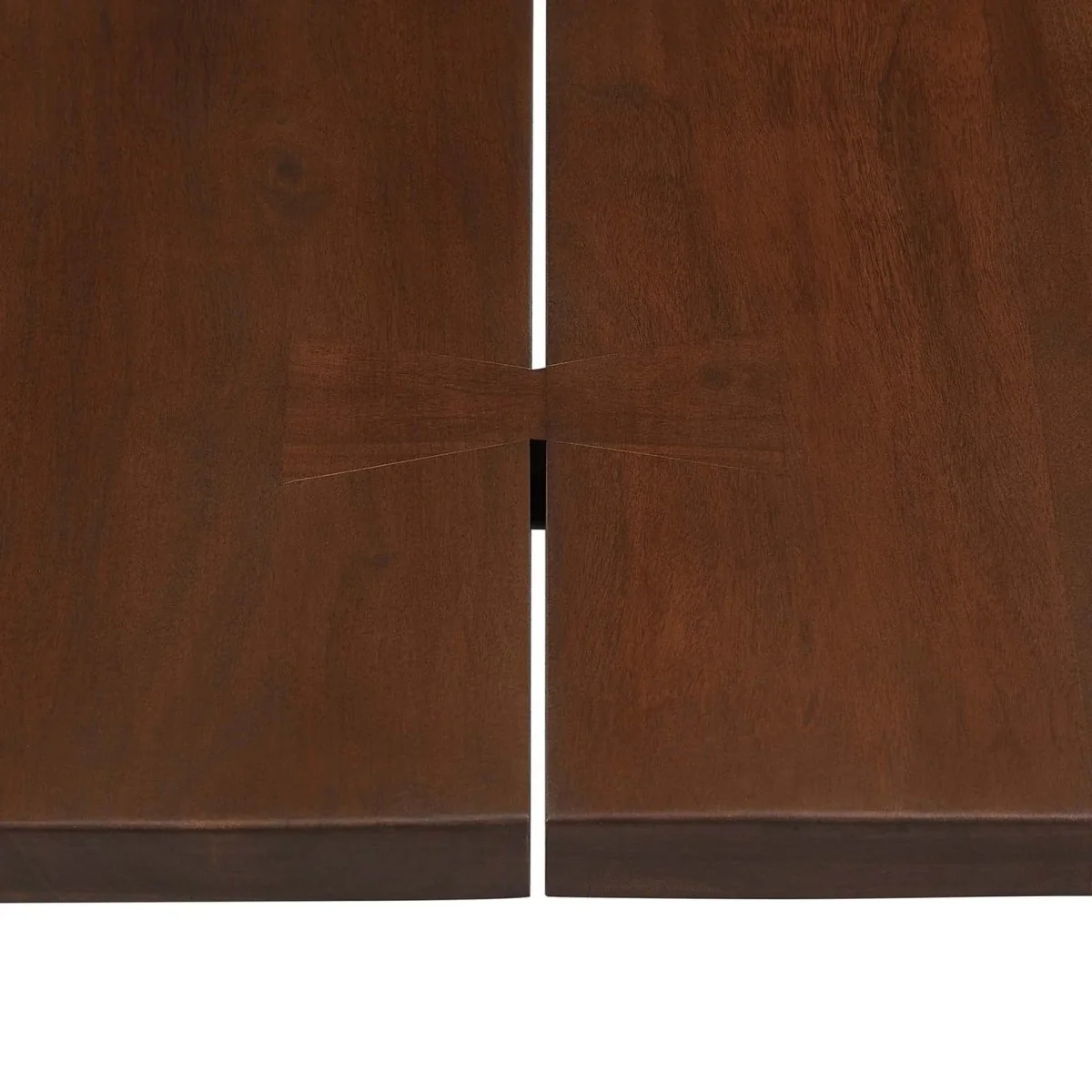 74 Inch Live Edge Solid Acacia Wood Dining Table - Image 15