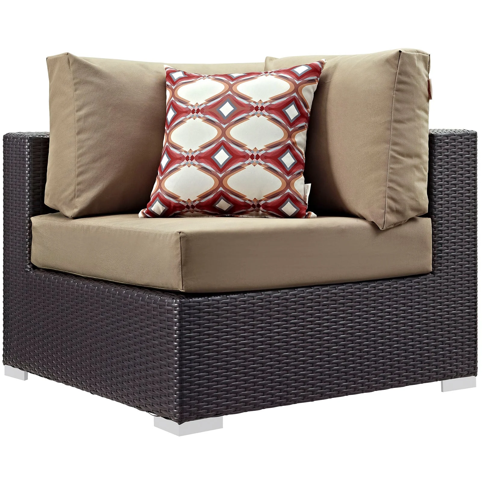 8-Piece Outdoor Wicker Patio Sectional Set - Image 2