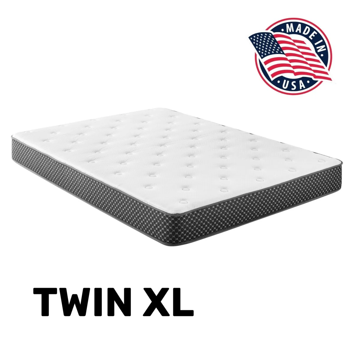 8” Quilted Foam Mattress – Supportive Comfort for Home, Guest, and Dorm Rooms - Image 7