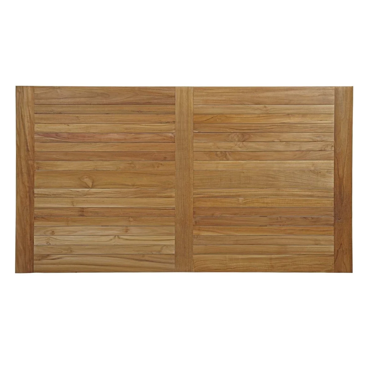 9-Piece Natural Teak Outdoor Dining Set with White Cushions - Image 6