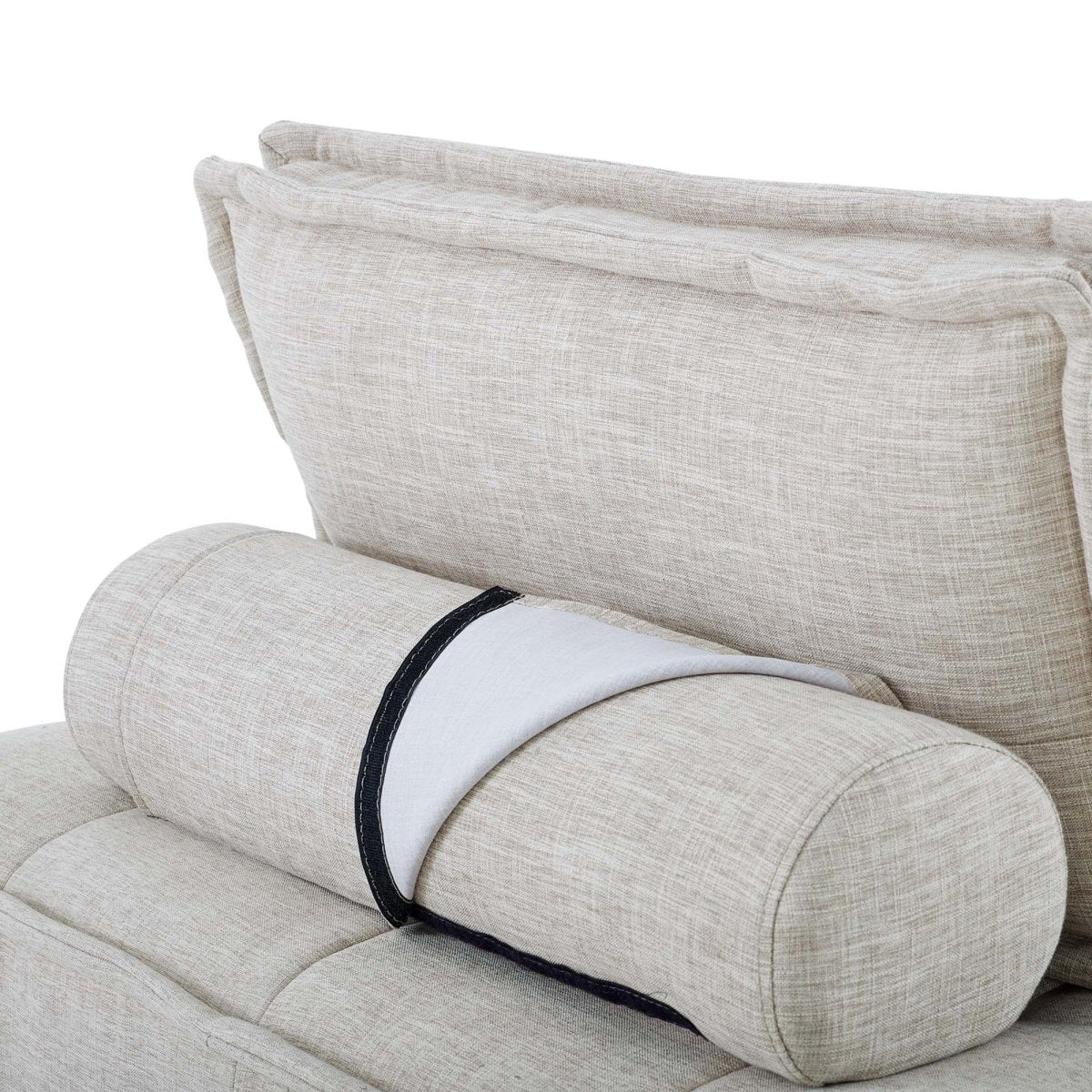 94 Inch Tufted Fabric 4-Piece Sectional Sofa - Image 16