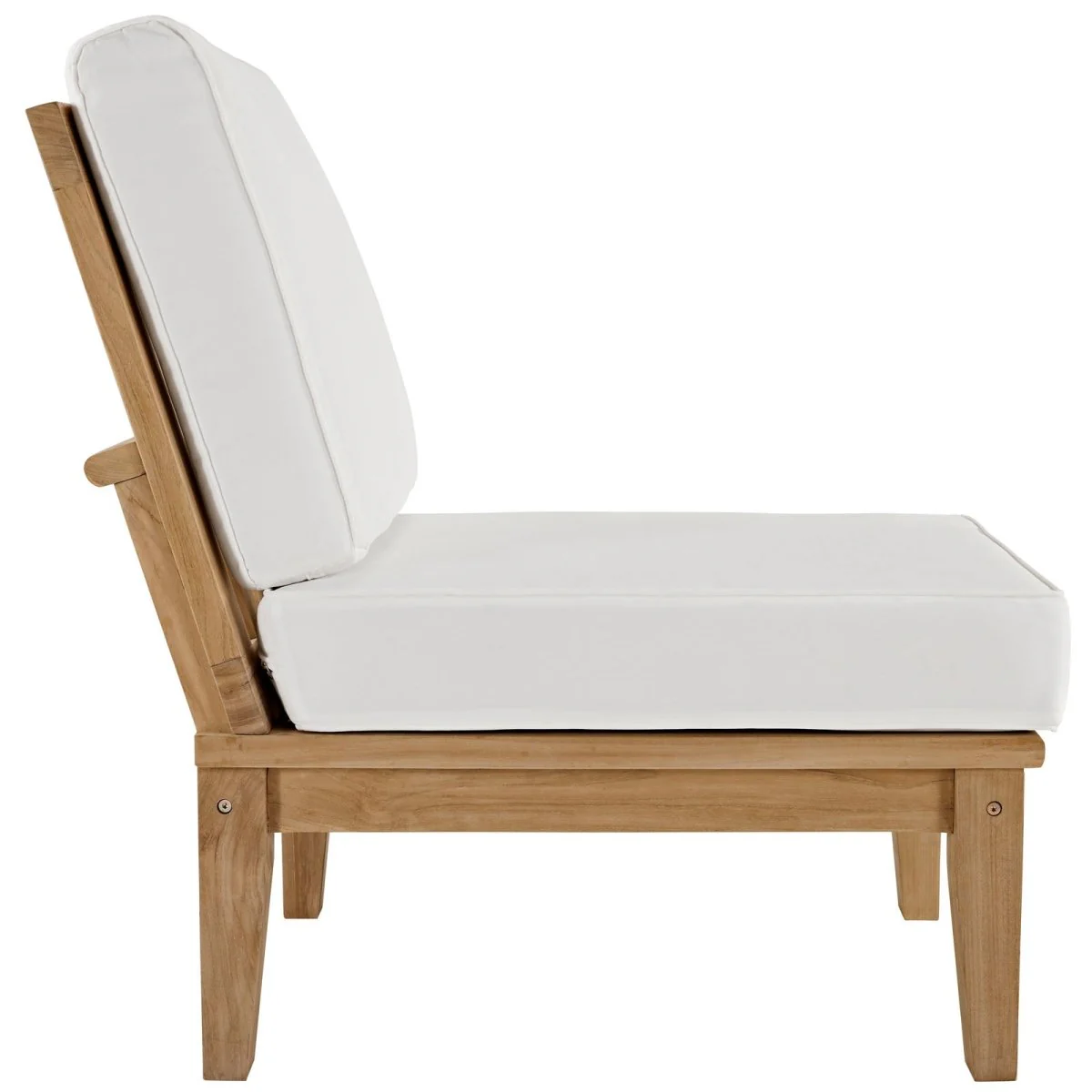 97" 3-Piece Teak Wood Outdoor Patio Sofa Set with Cushions, Deep-Seating Design - Image 4