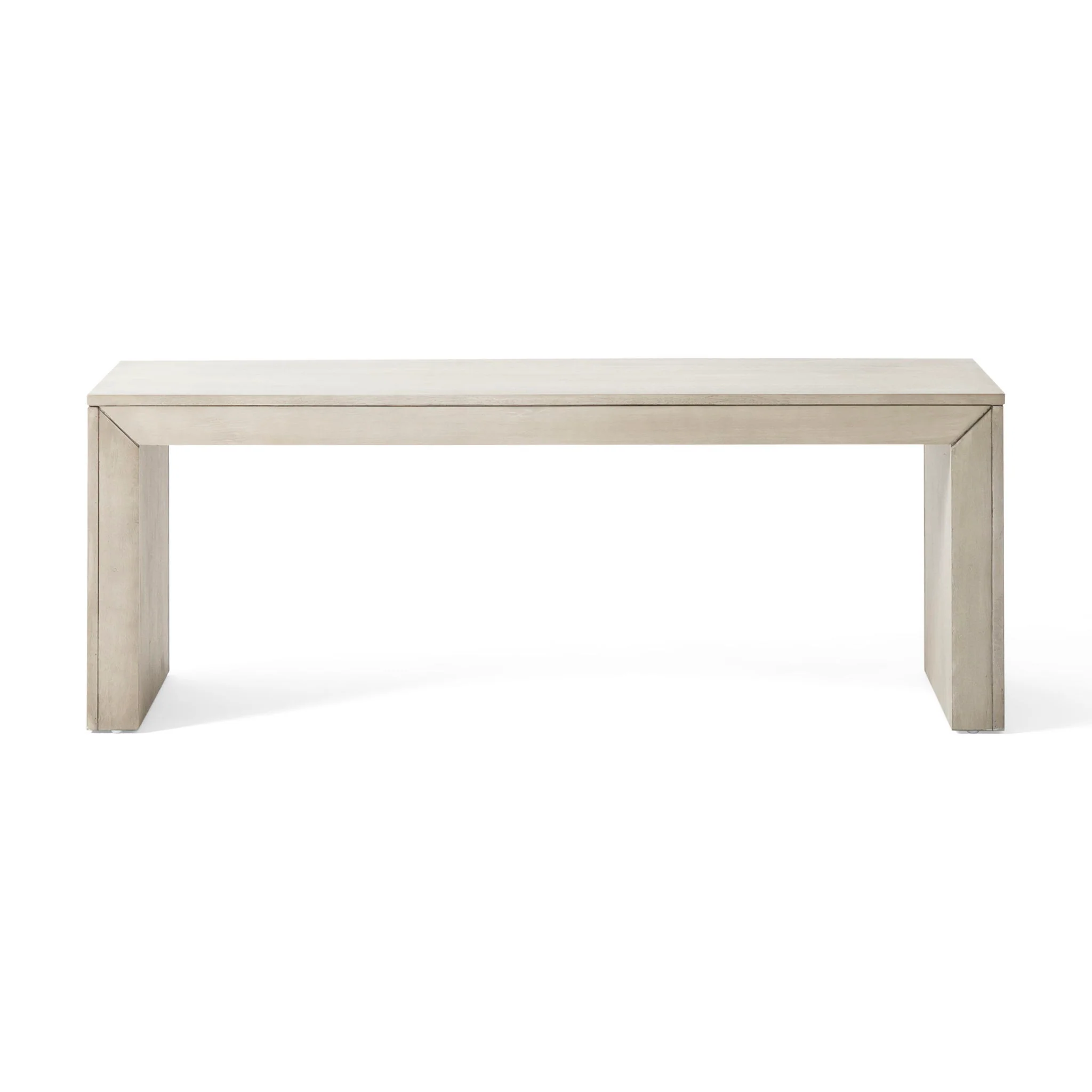 Acacia Wood Dining Bench, Farmhouse Style - Image 7