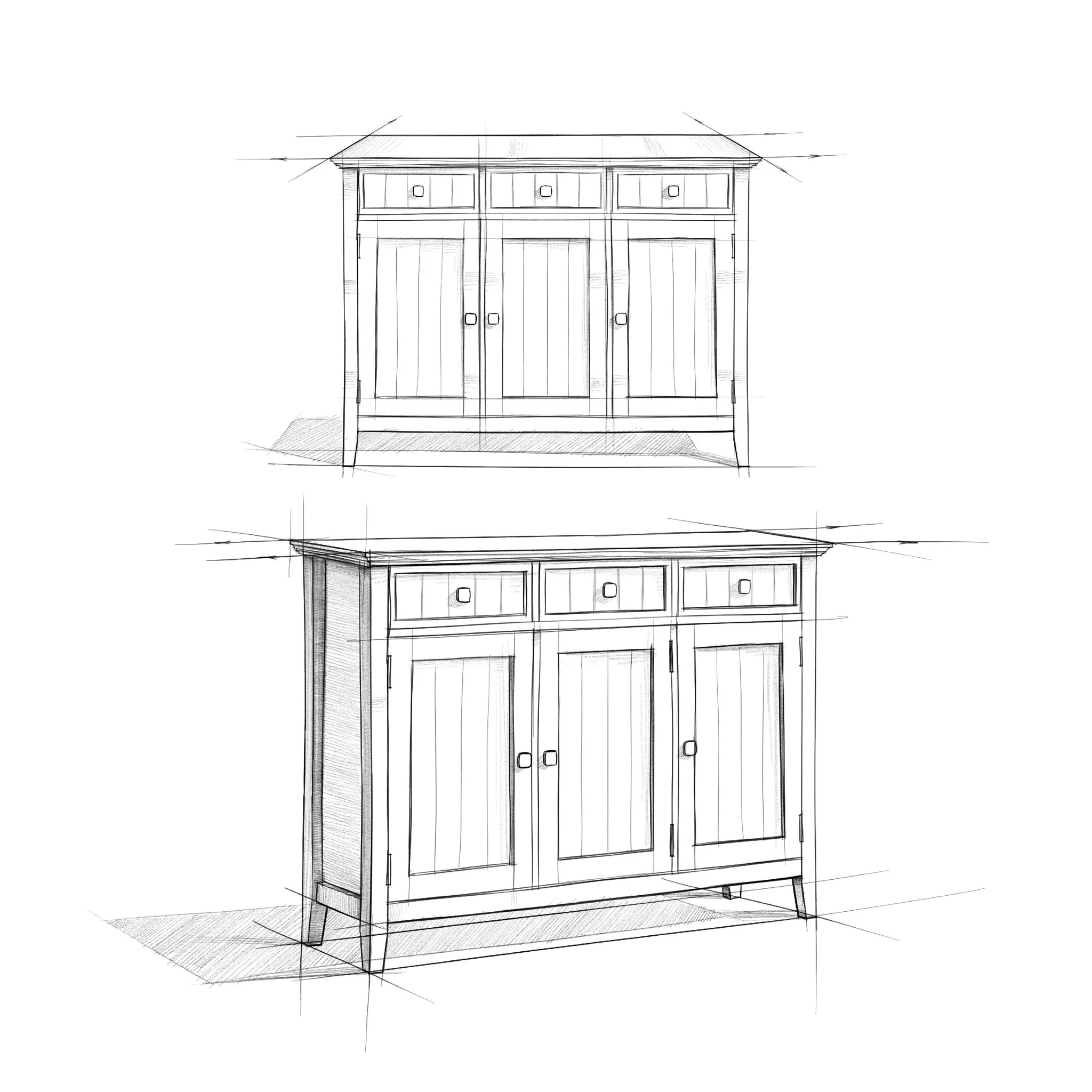 Acadian - Entryway Storage Cabinet - Brown - Image 4