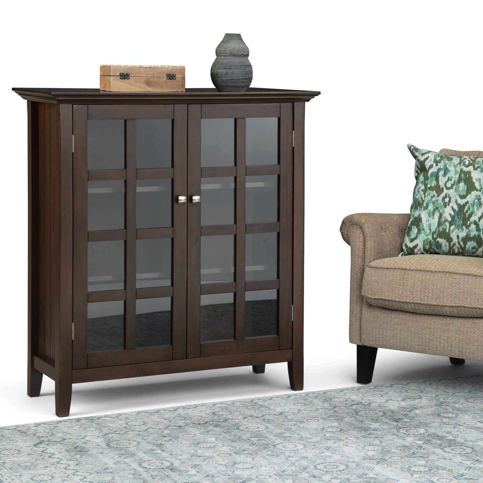 Acadian - Medium Storage Cabinet - Natural Aged Brown - Image 6