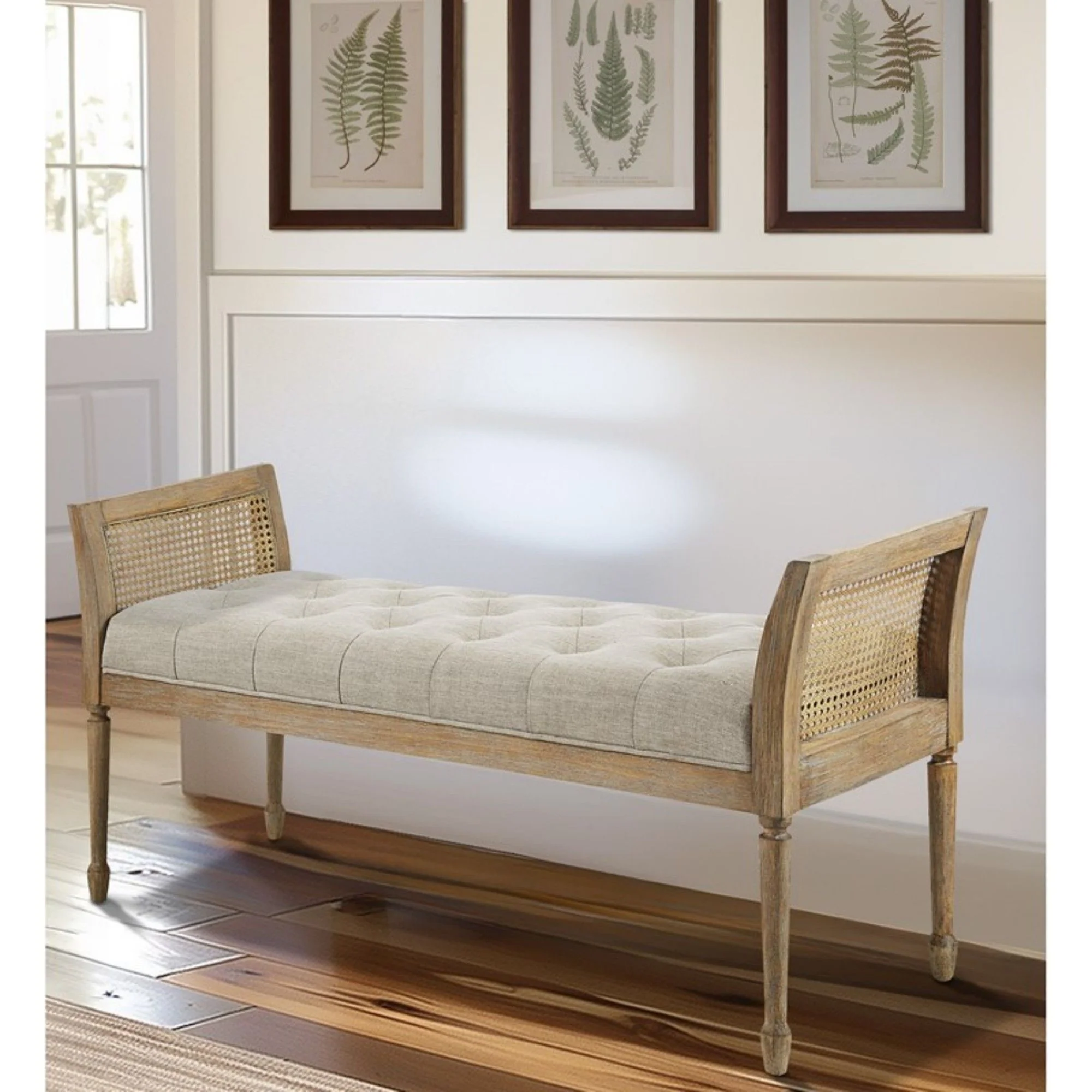 Accent Bench With Arm - Natural - Image 5
