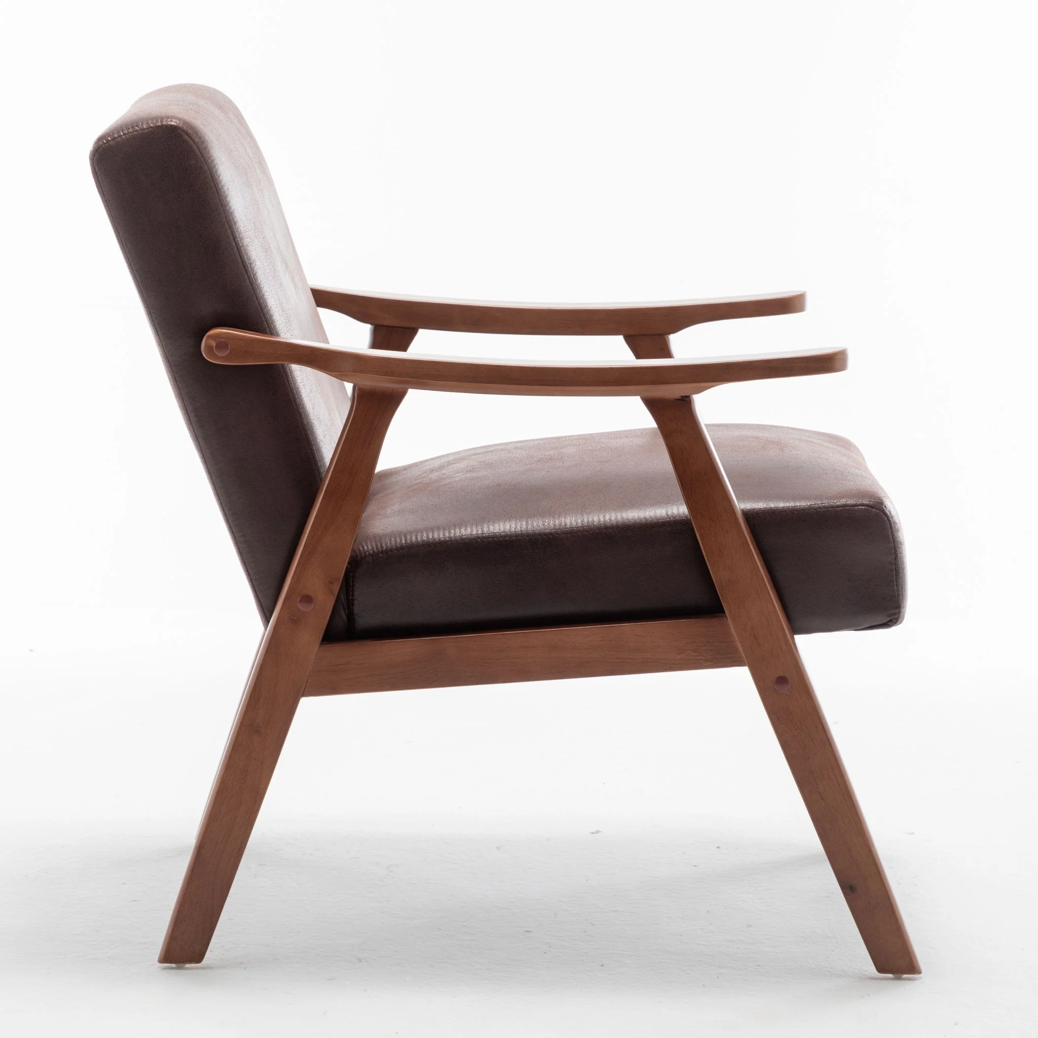 Accent Chair, Classic Mid Century Modern For Extra Seating - Image 15