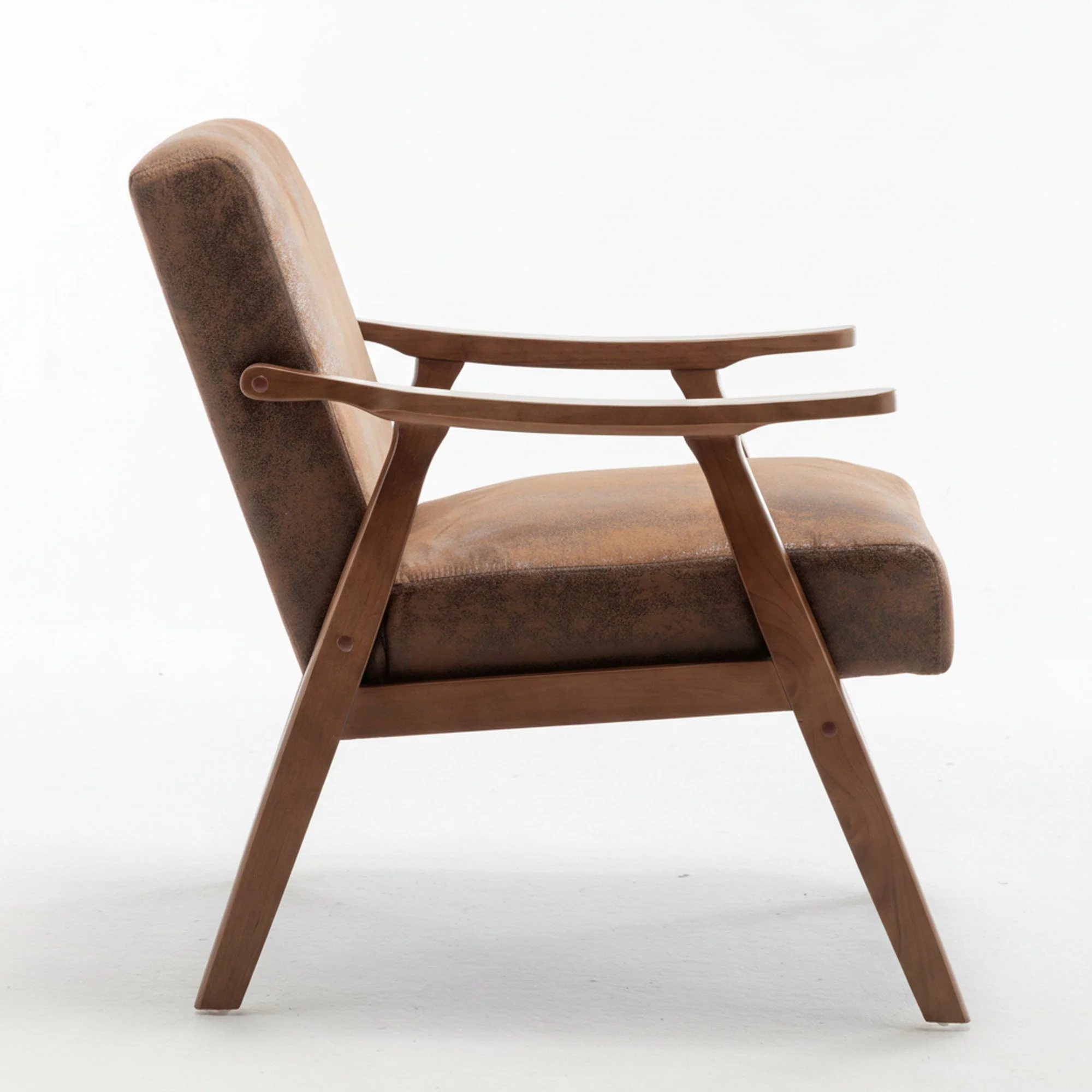 Accent Chair, Classic Mid Century Modern For Extra Seating - Image 41