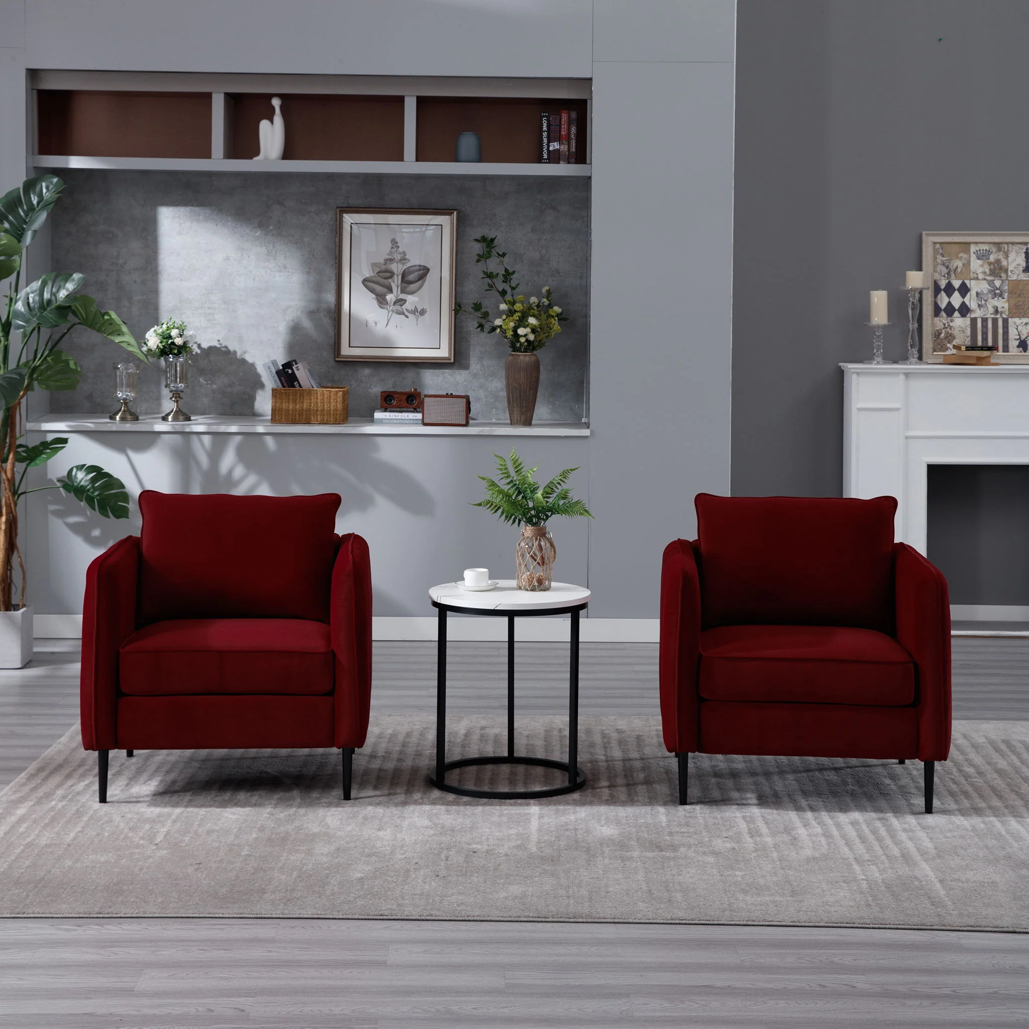 Accent Chair With Pillow For Living Room - Image 15