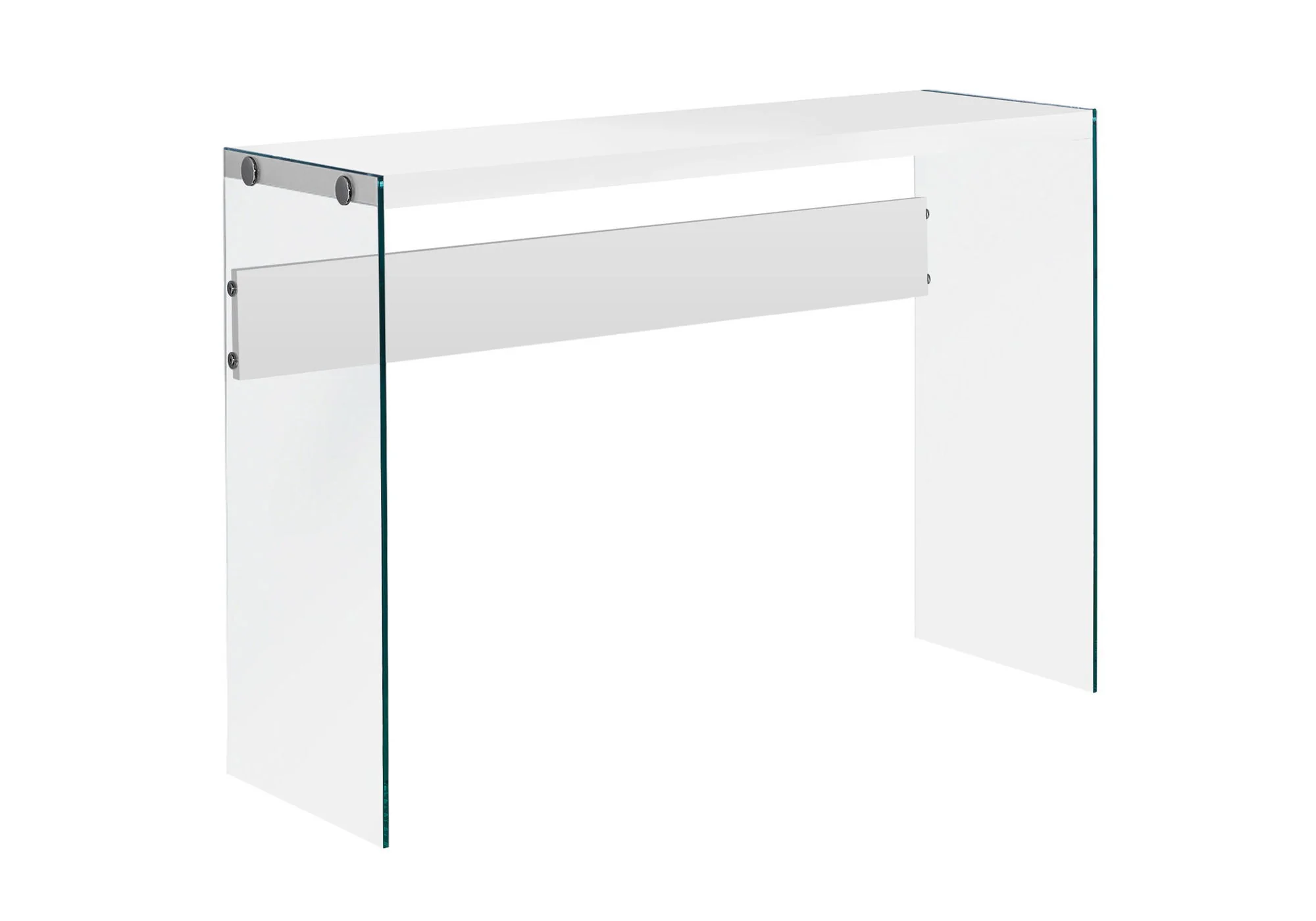 Accent Console Table For Entryway, Glossy Spacious Surface - Image 2