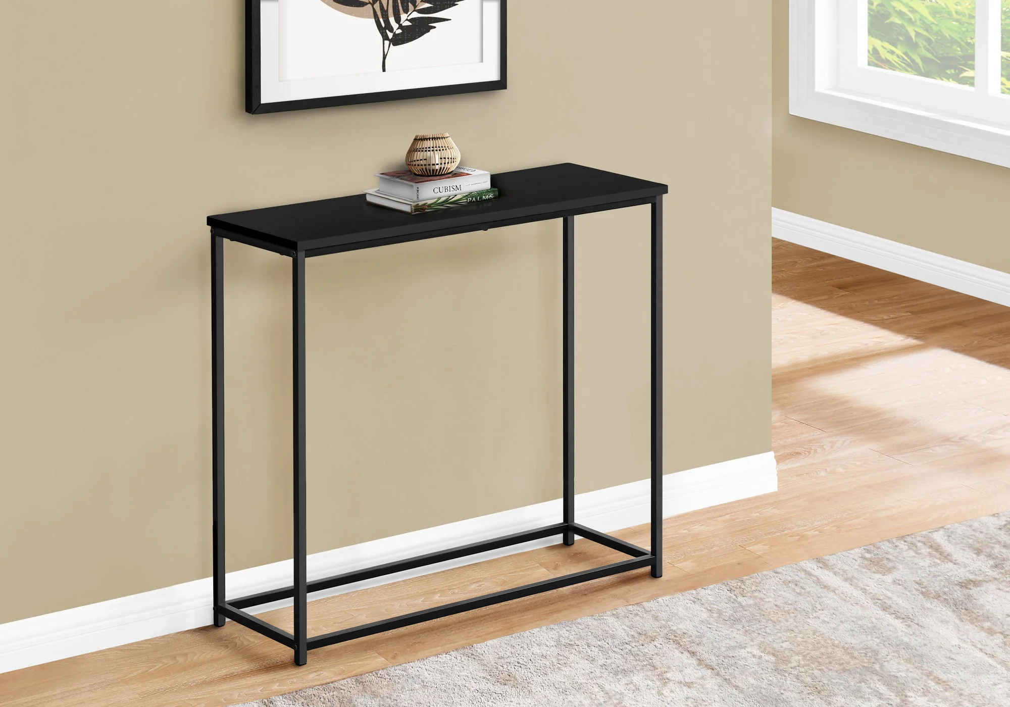 Accent Console Table For Entryway, Stable Support, Contemporary & Modern - Image 5