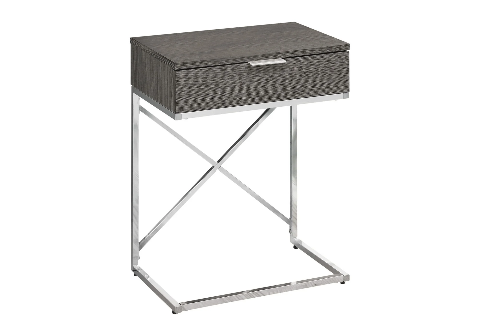 Accent Side Table, Storage Drawer, Spacious Tabletop, Contemporary & Modern - Image 8