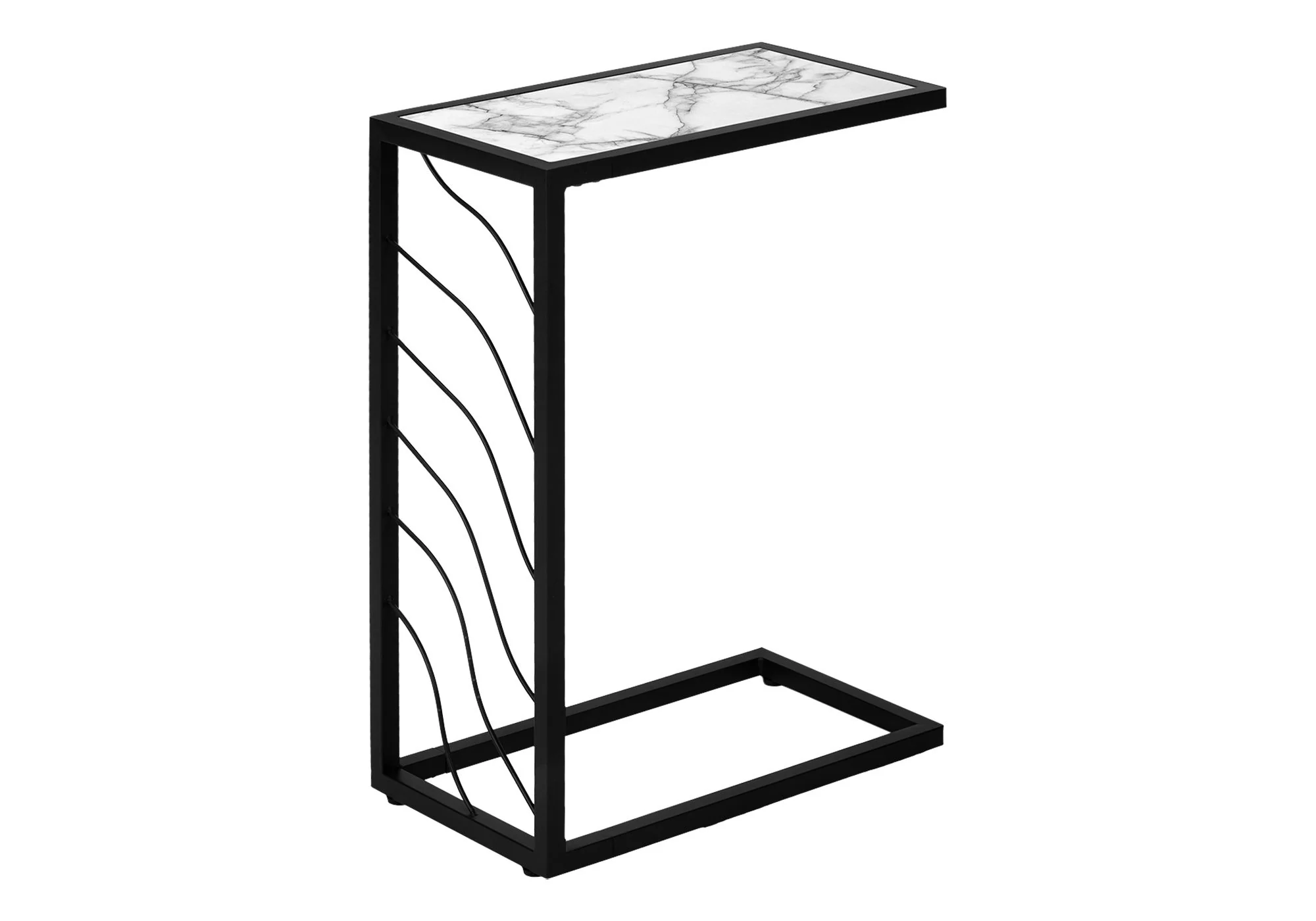 Accent Table, C - Shaped, Contemporary & Modern Convenient Design - Image 8