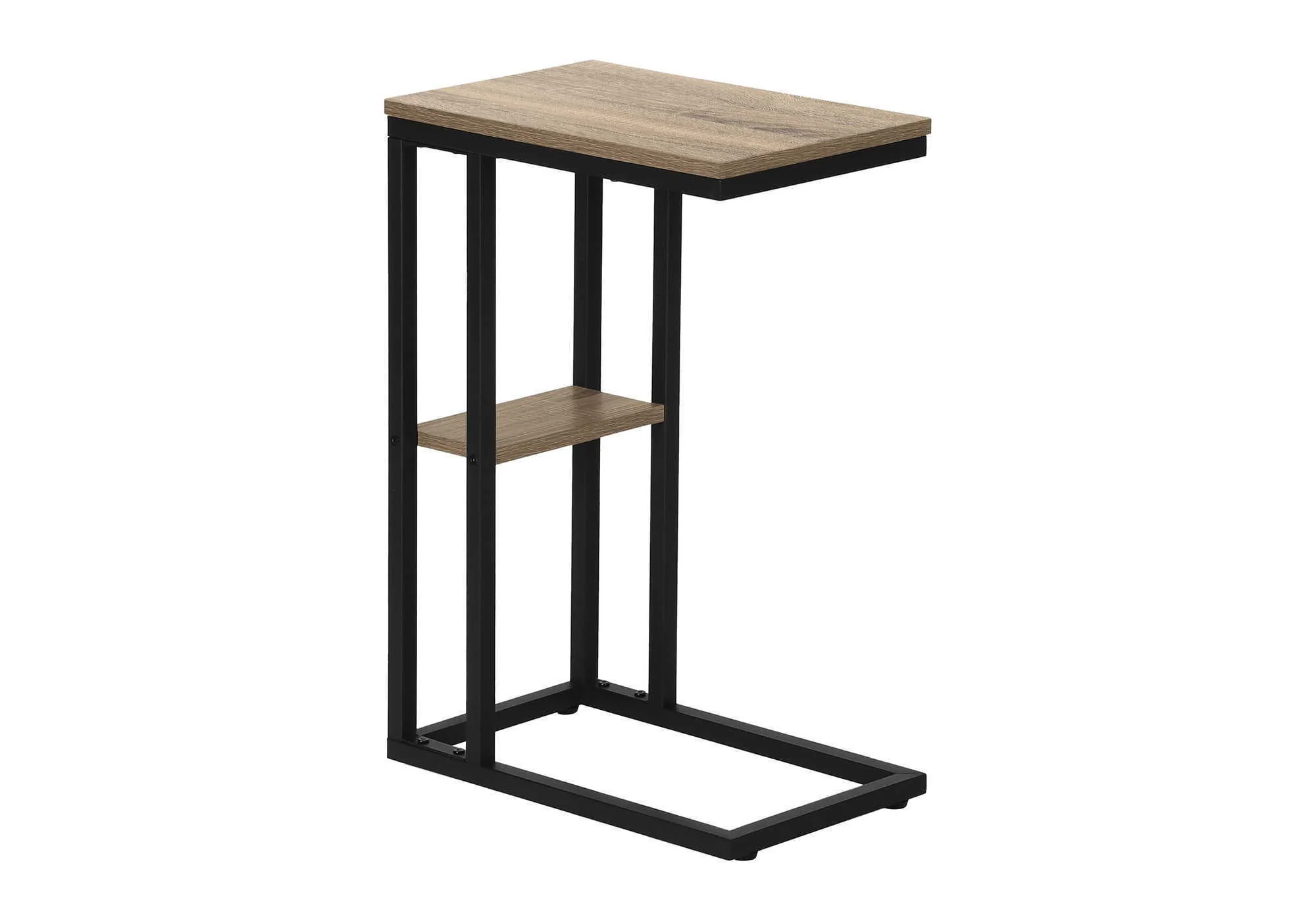 Accent Table, C - Shaped, Marble Look Contemporary & Modern Convenient Design - Image 29