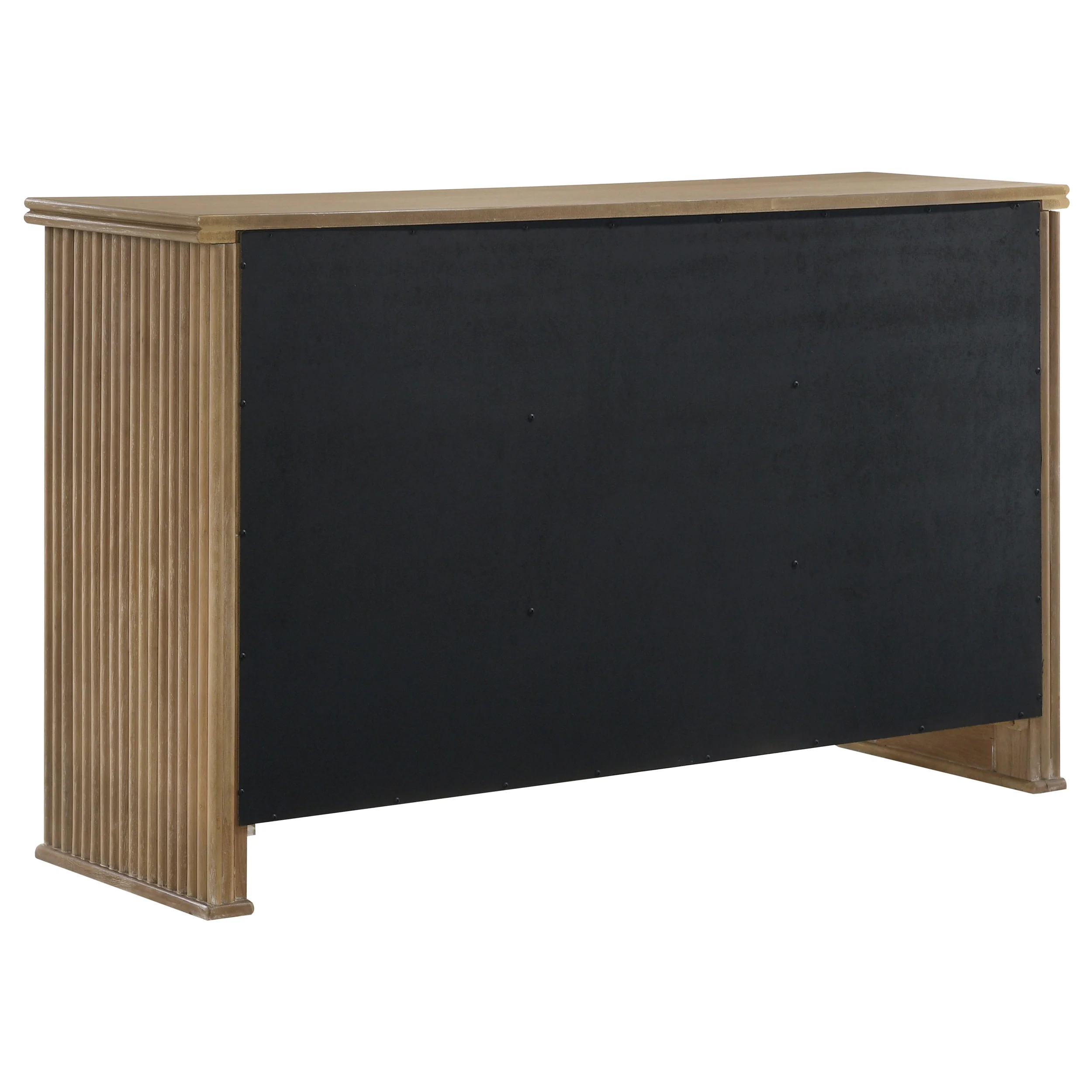 Adina 3-Door 59-Inch Sideboard in Distressed Light Brown - Image 10