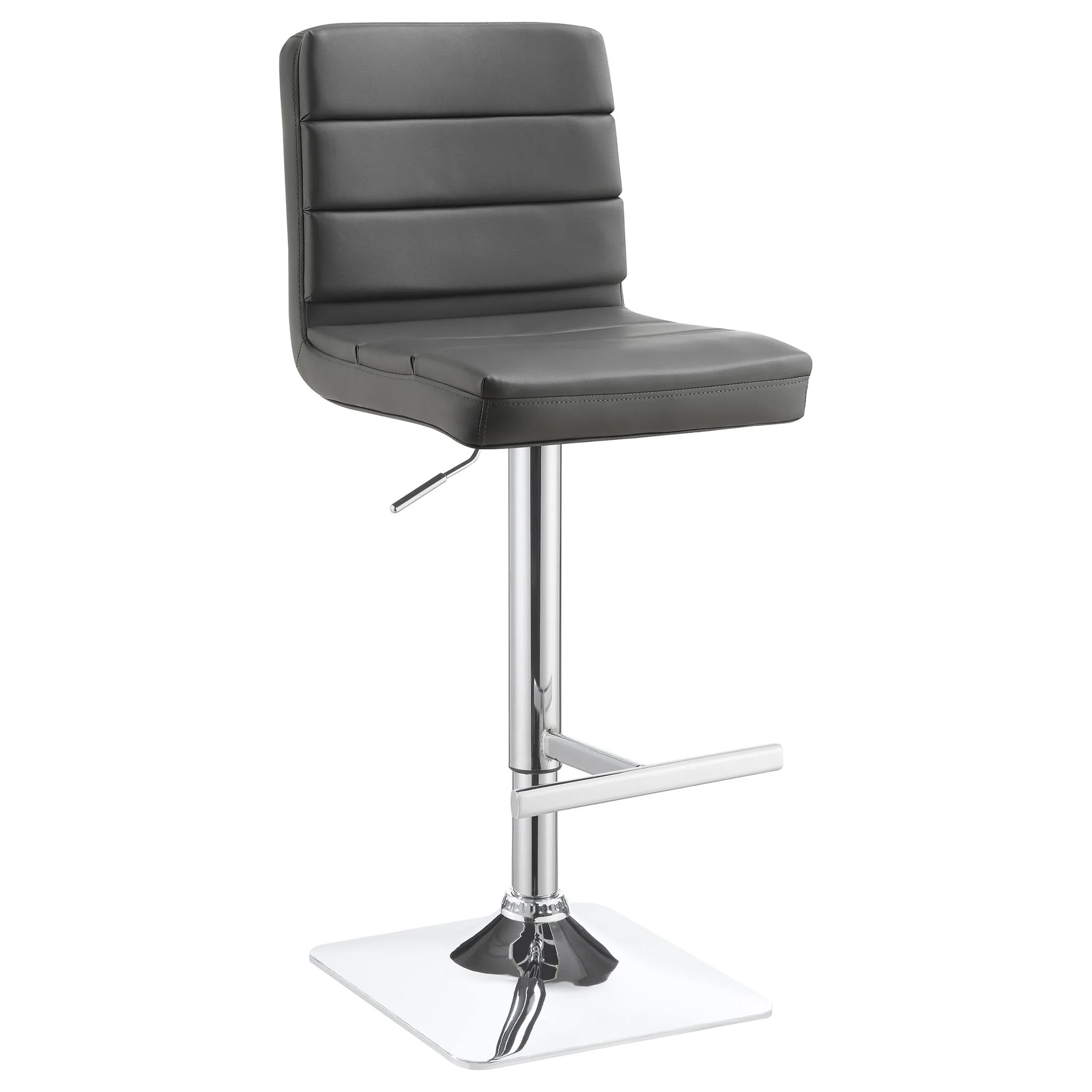 Adjustable Bar Stool (Set of 2) - Gray - Image 2