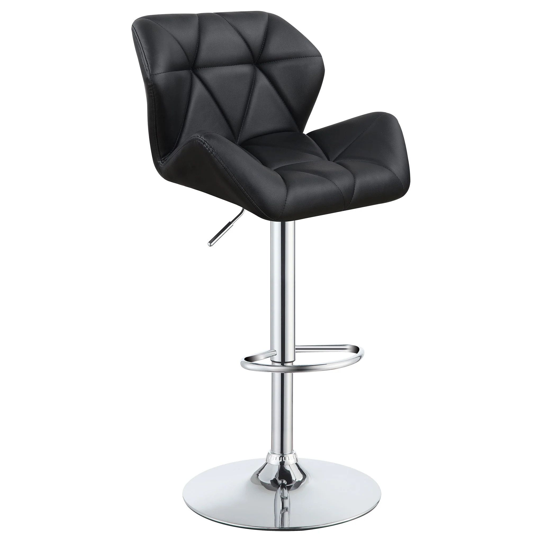 Adjustable Bar Stool With Height-Adjustable Base (Set of 2) - Image 6