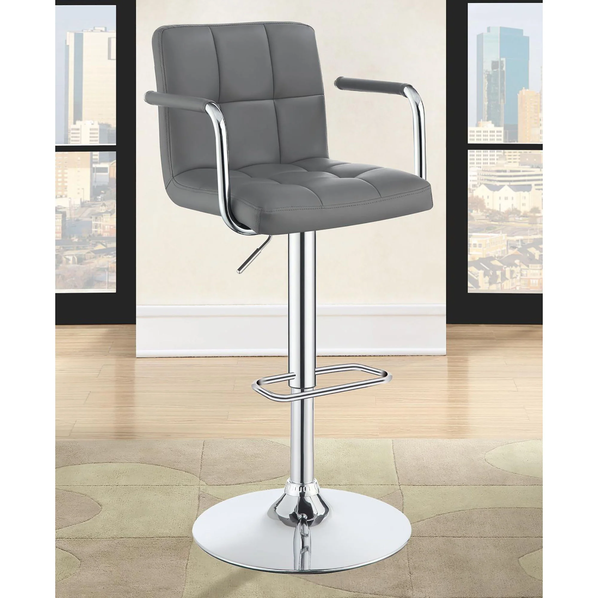 Adjustable Bar Stool With Hydraulic Height Adjustment - Image 18