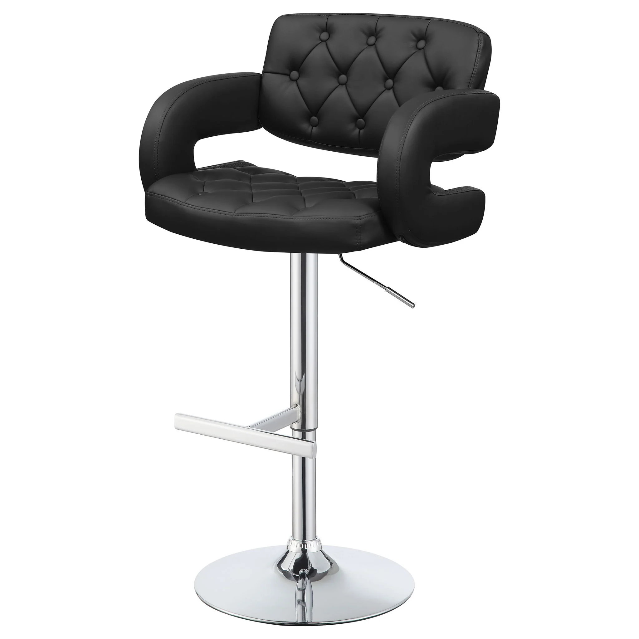 Adjustable Bar Stool With Upholstery - Image 10