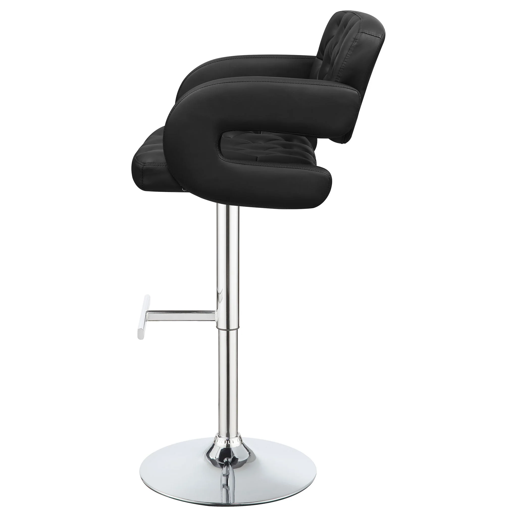 Adjustable Bar Stool With Upholstery - Image 16