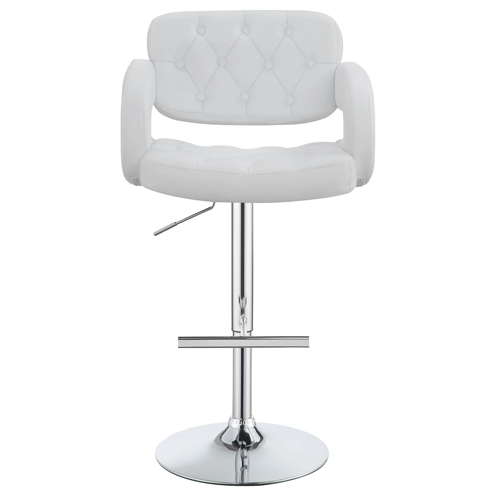 Adjustable Bar Stool With Upholstery - Image 20