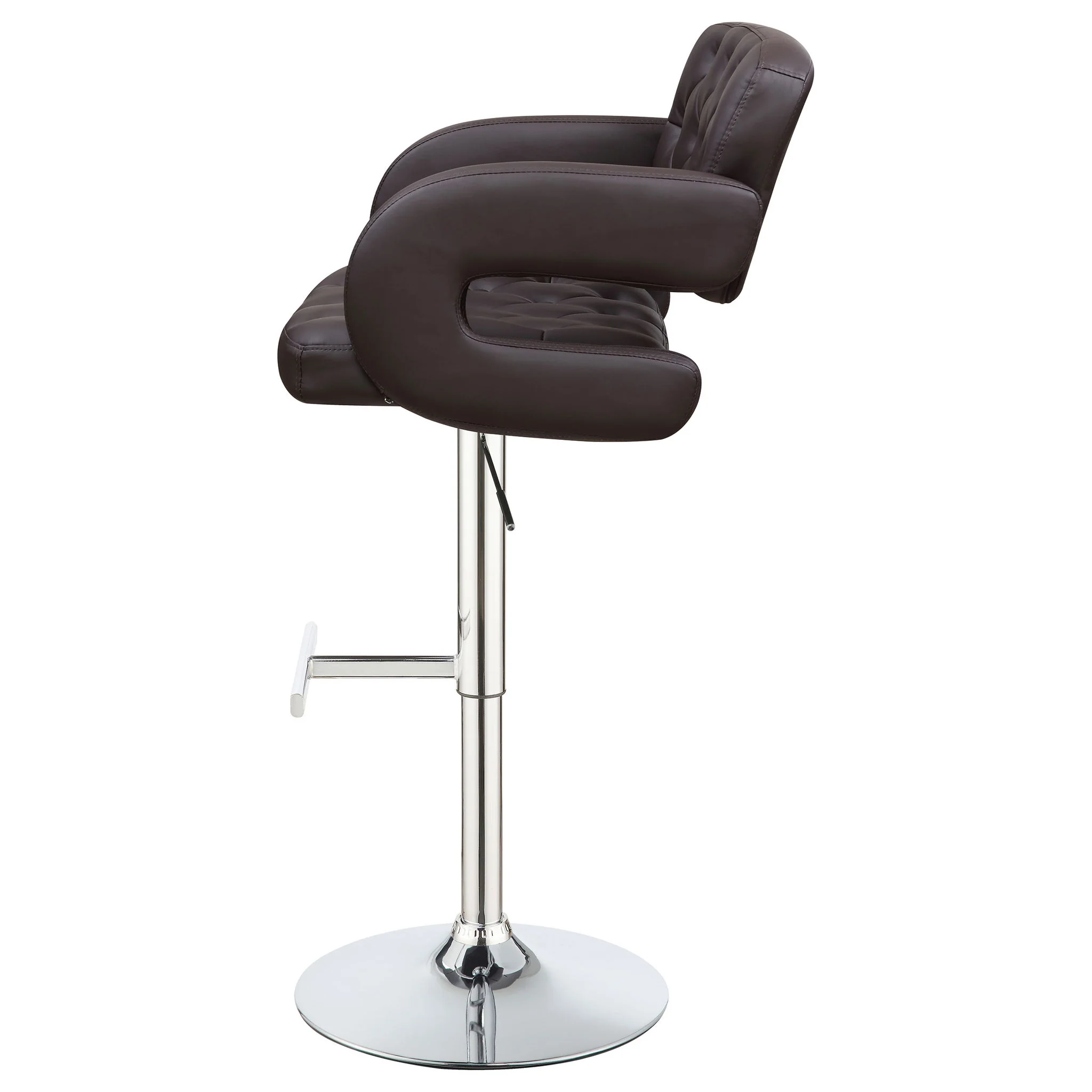Adjustable Bar Stool With Upholstery - Image 23