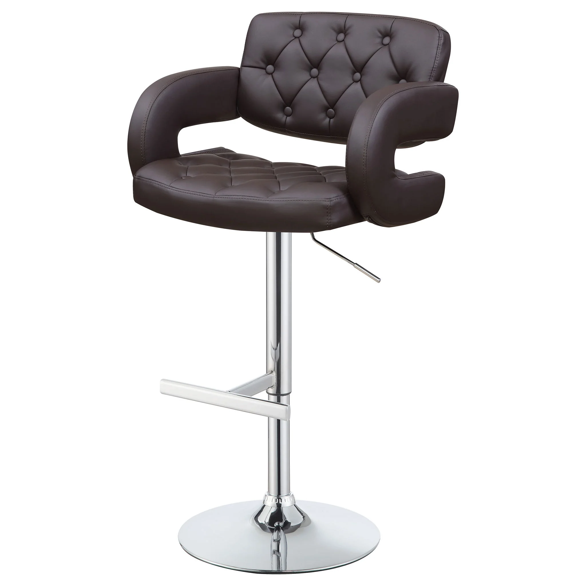 Adjustable Bar Stool With Upholstery - Image 24
