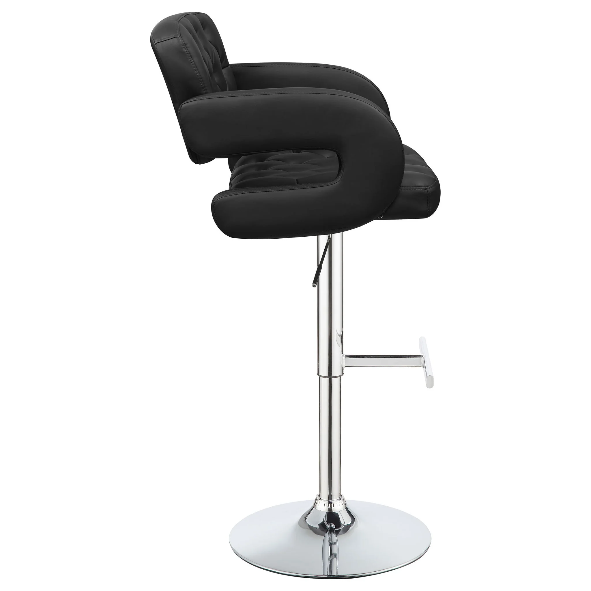 Adjustable Bar Stool With Upholstery - Image 7