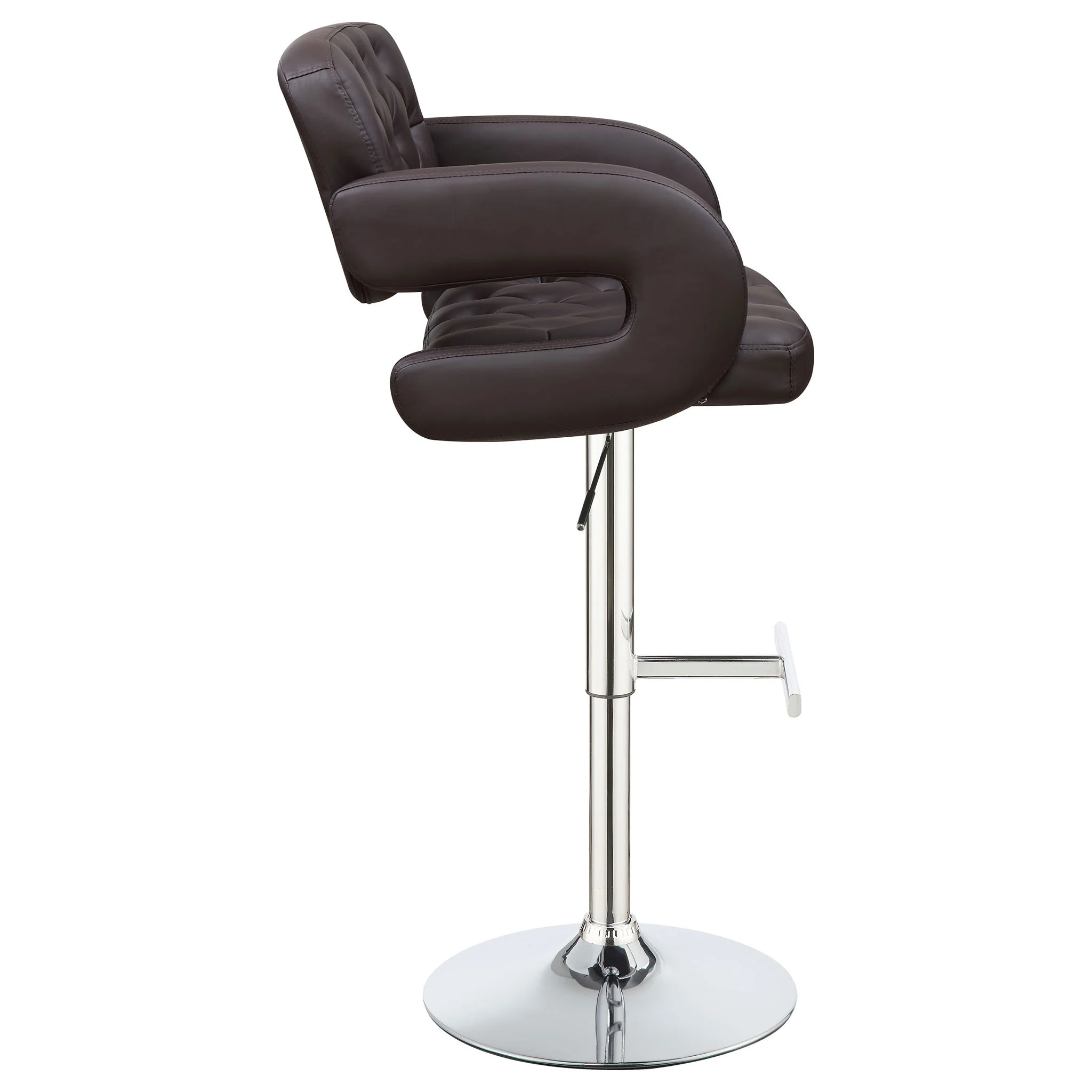 Adjustable Bar Stool With Upholstery - Image 9