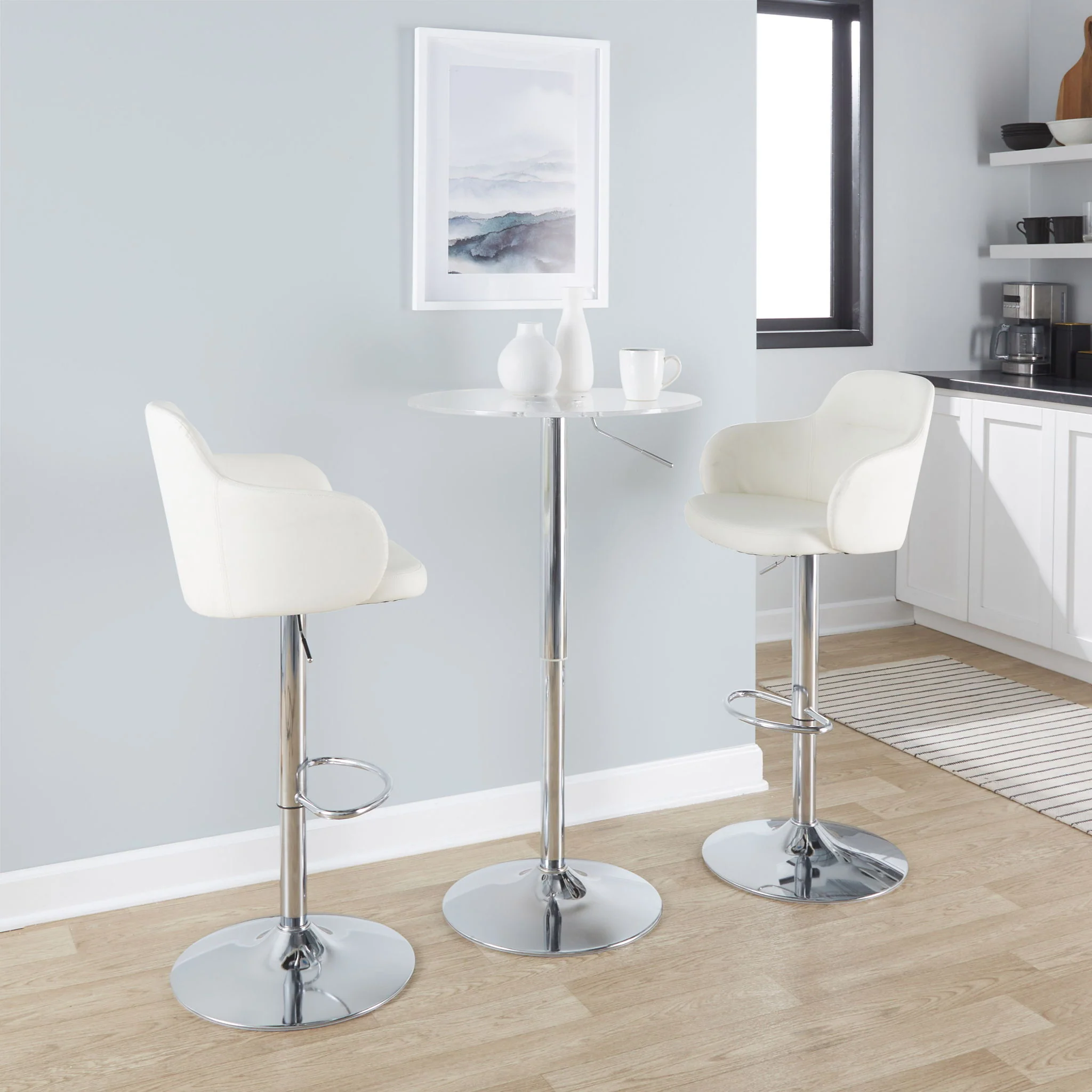 Adjustable Contemporary Bar Table - Image 7