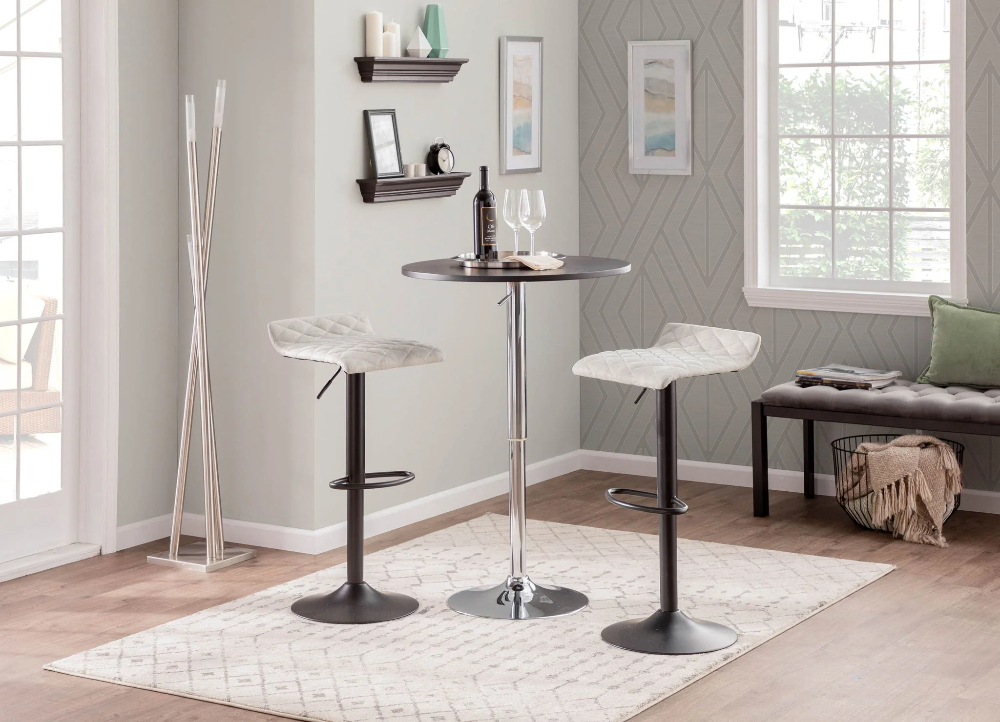 Adjustable Contemporary Bar Table - Image 8