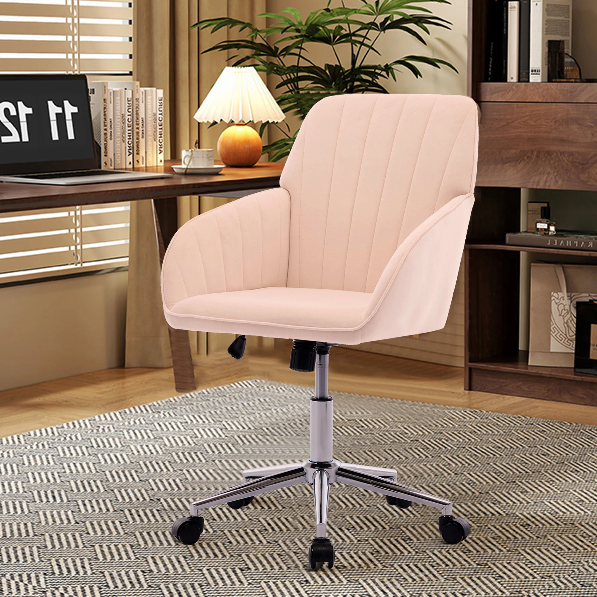 Adjustable Ergonomic Office Chair, Swivel Backrest Seat - Image 31