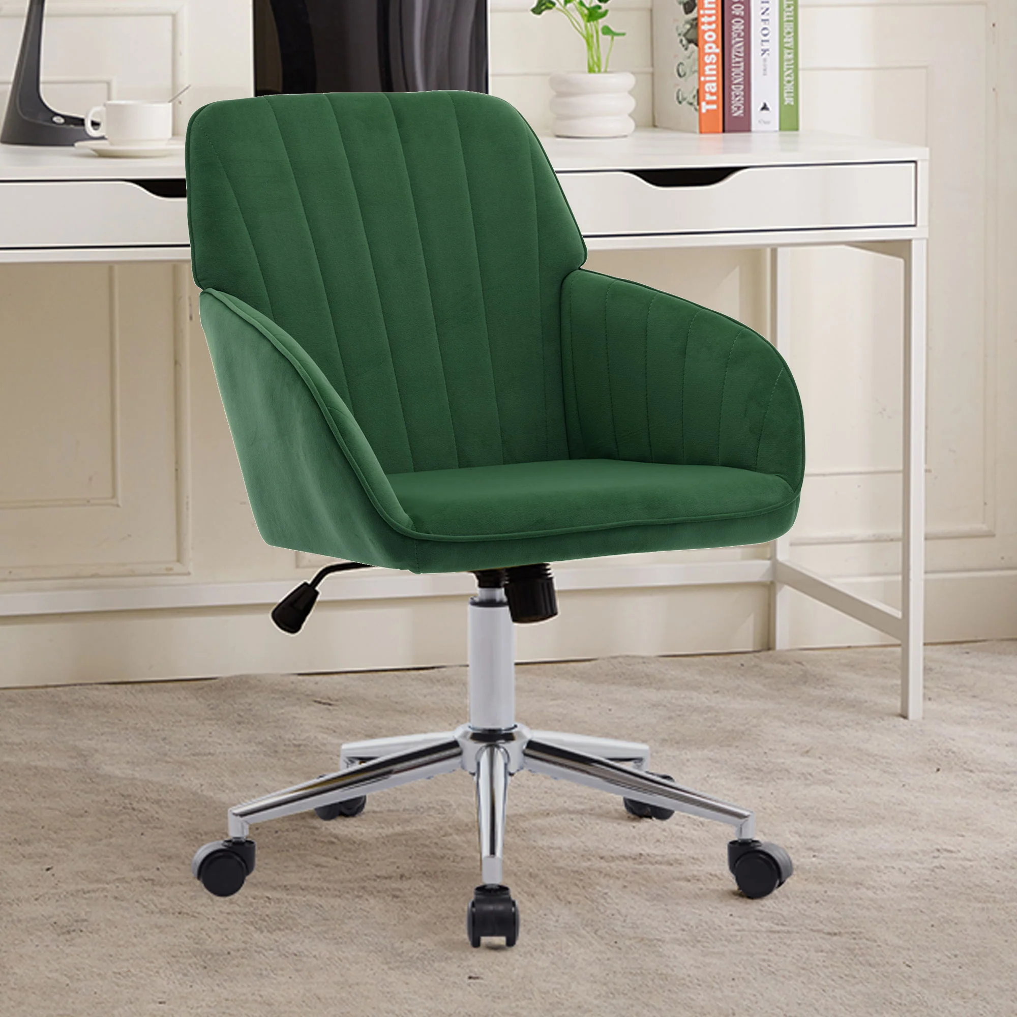 Adjustable Ergonomic Office Chair, Swivel Backrest Seat - Image 42